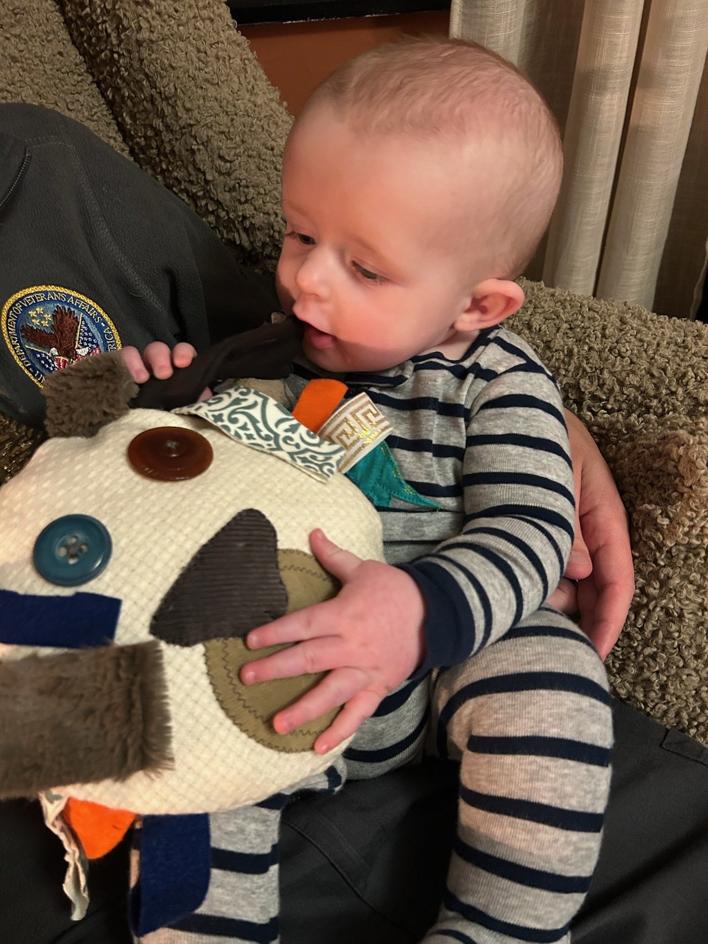 Sewing: Lion Baby Toy; Made with Various Fabric Pieces