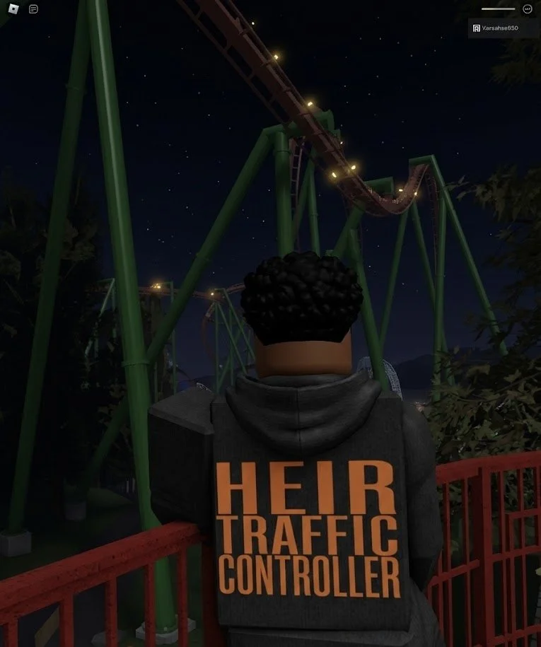 HEIR font + Traffic Controller Distressed Hoodie