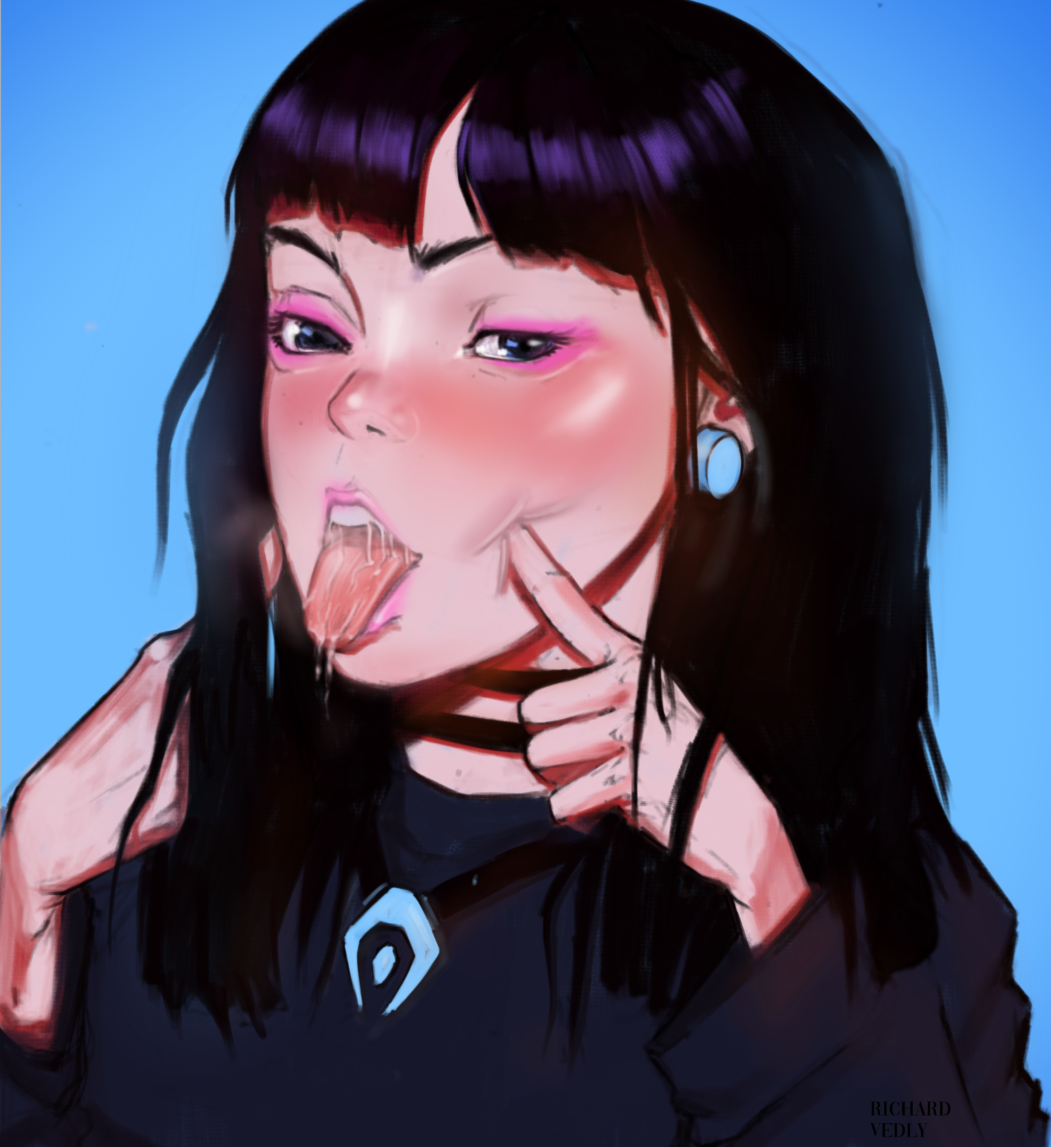 Waifu girl face