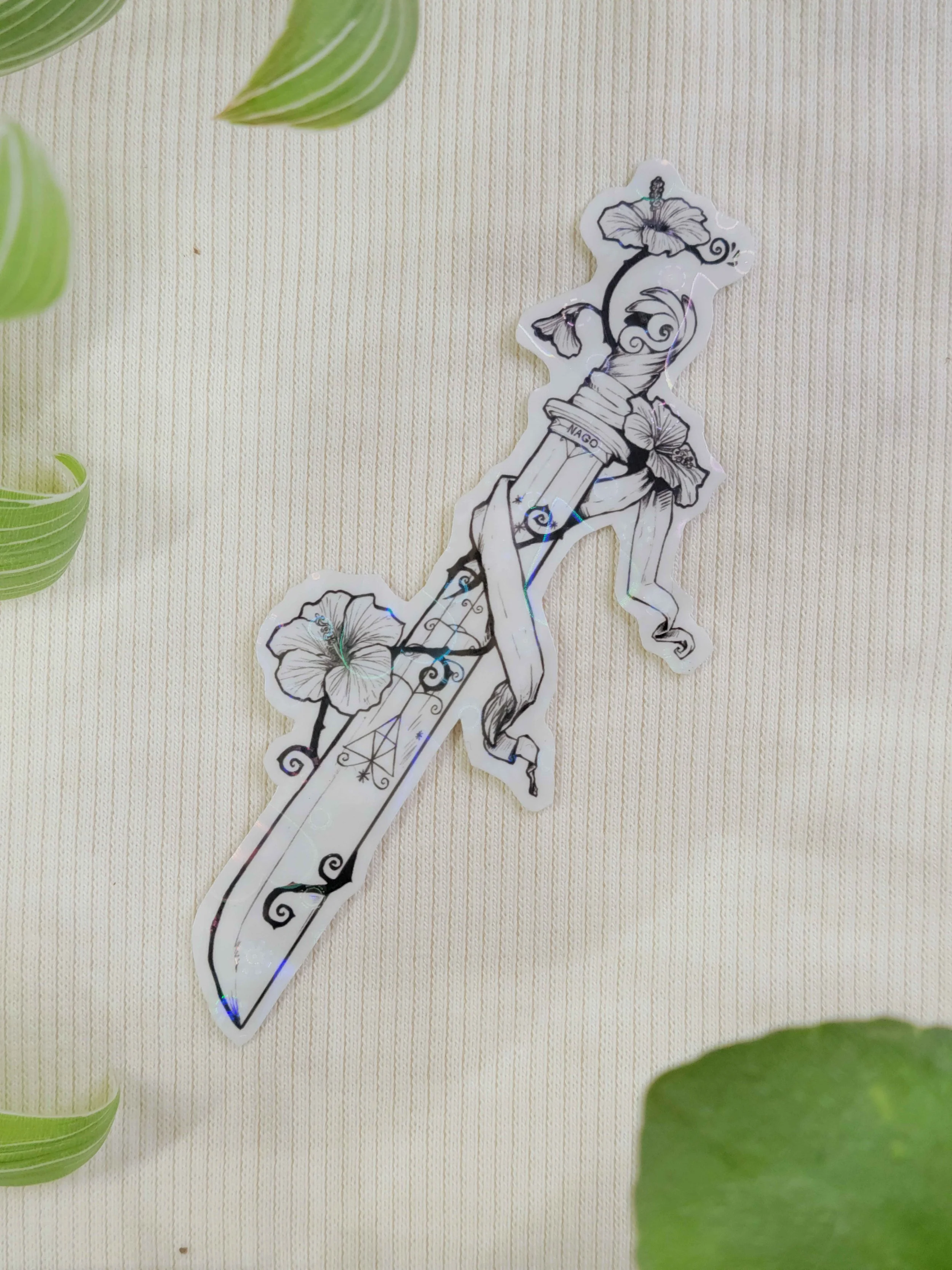 Feray's sword with hibiscus closeup.jpg