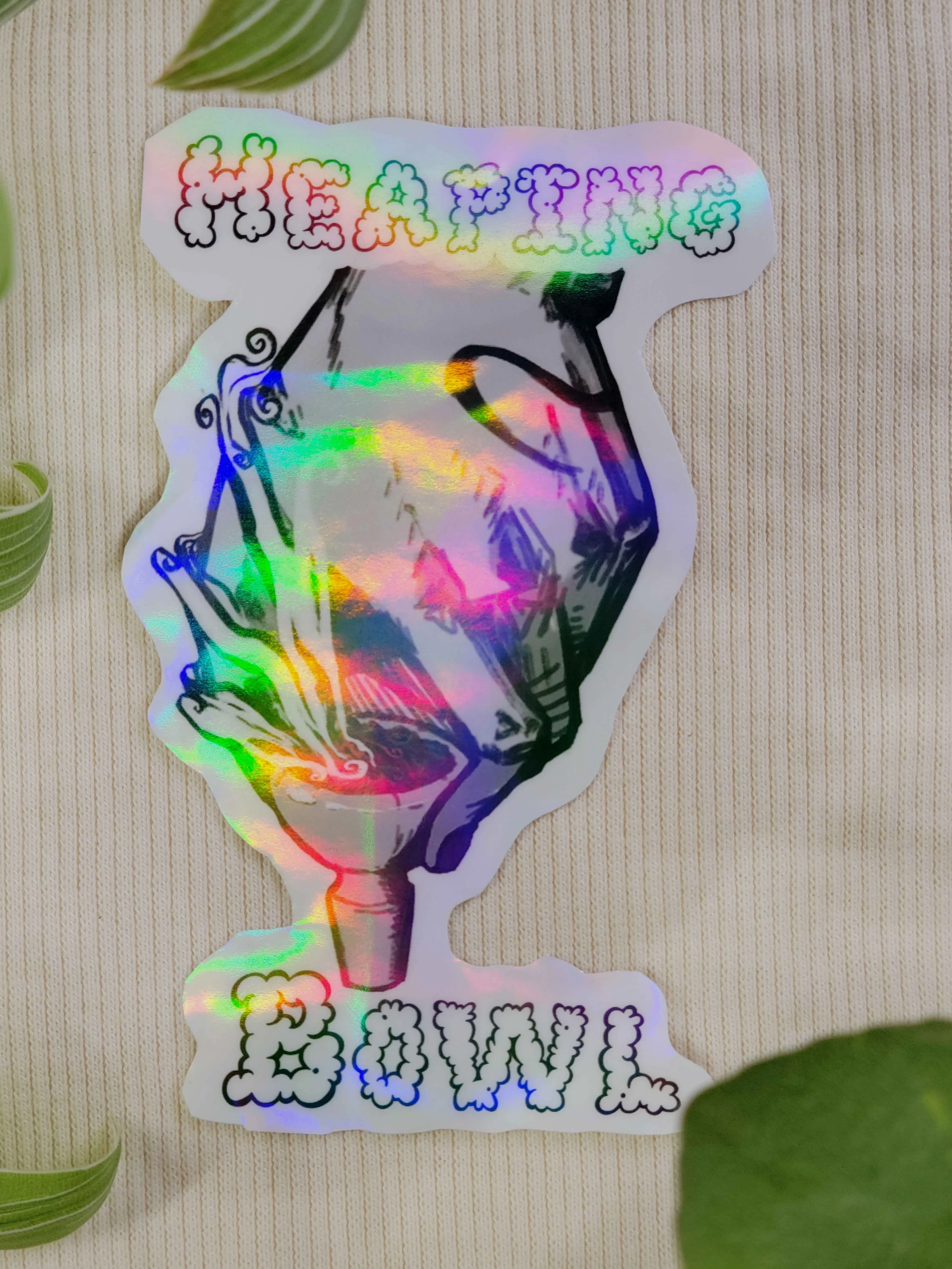 Heaping bowl sticker