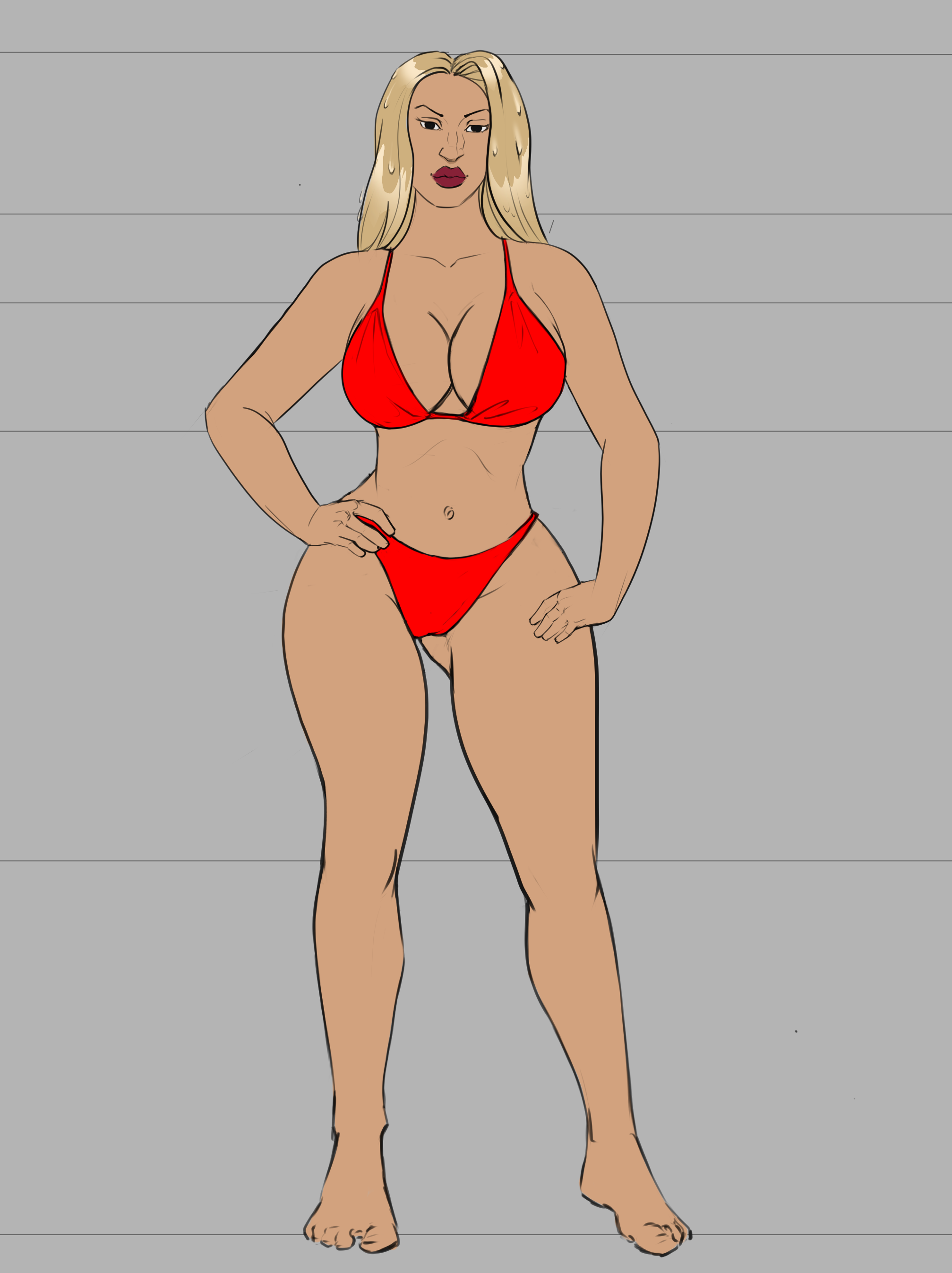 Mexican girl wearing Bikini