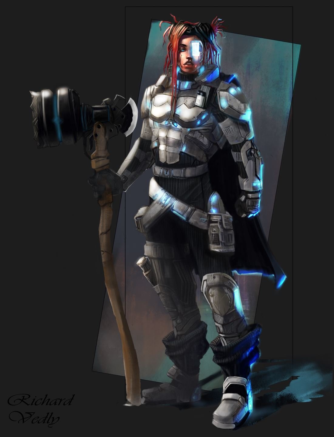 Willow, in power armor