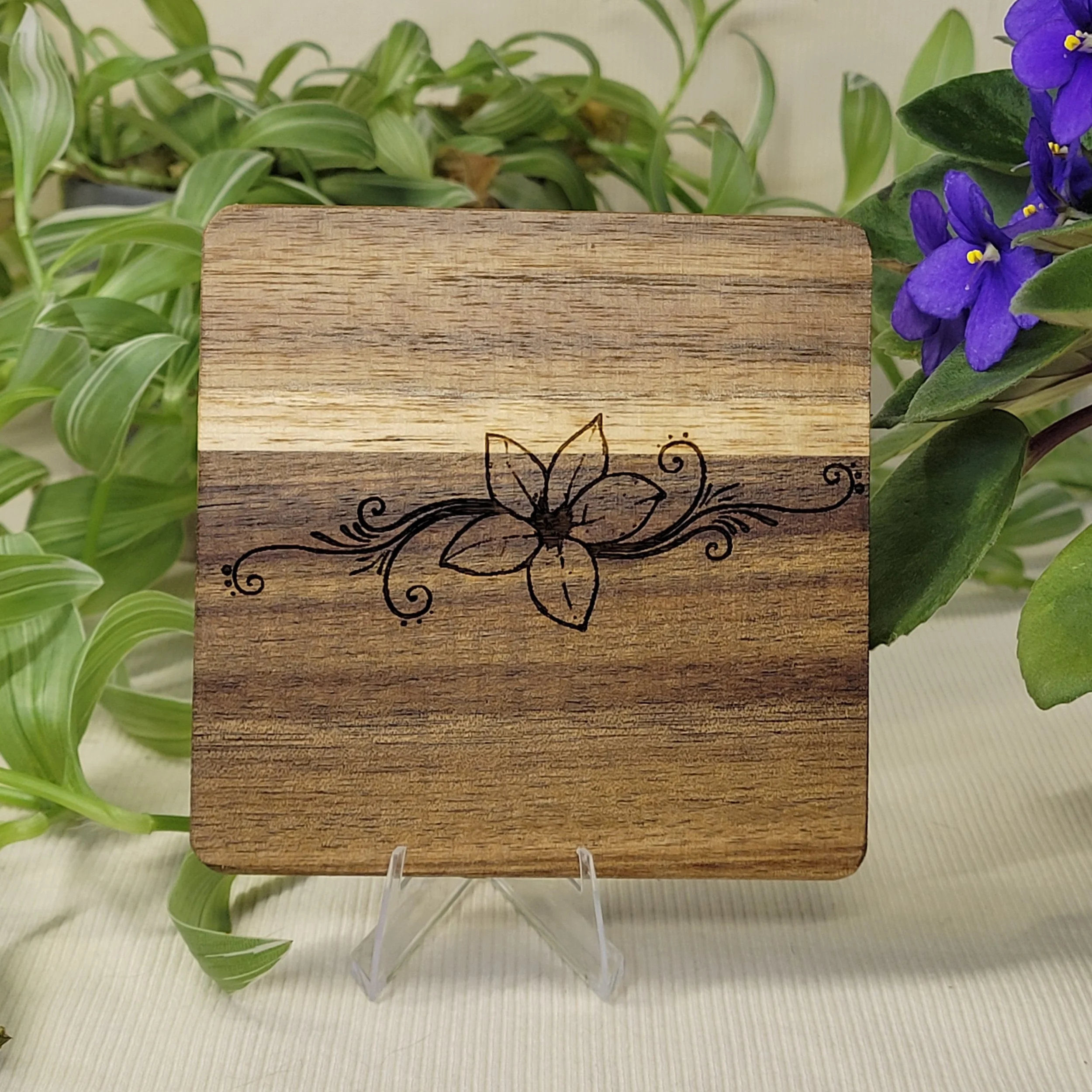 Single jasmine coaster