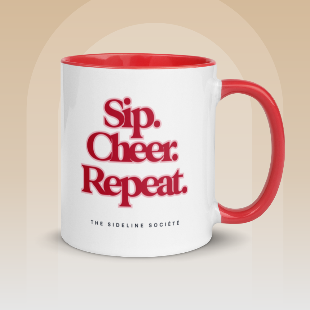 Sip. Cheer. Repeat. Ceramic Mug