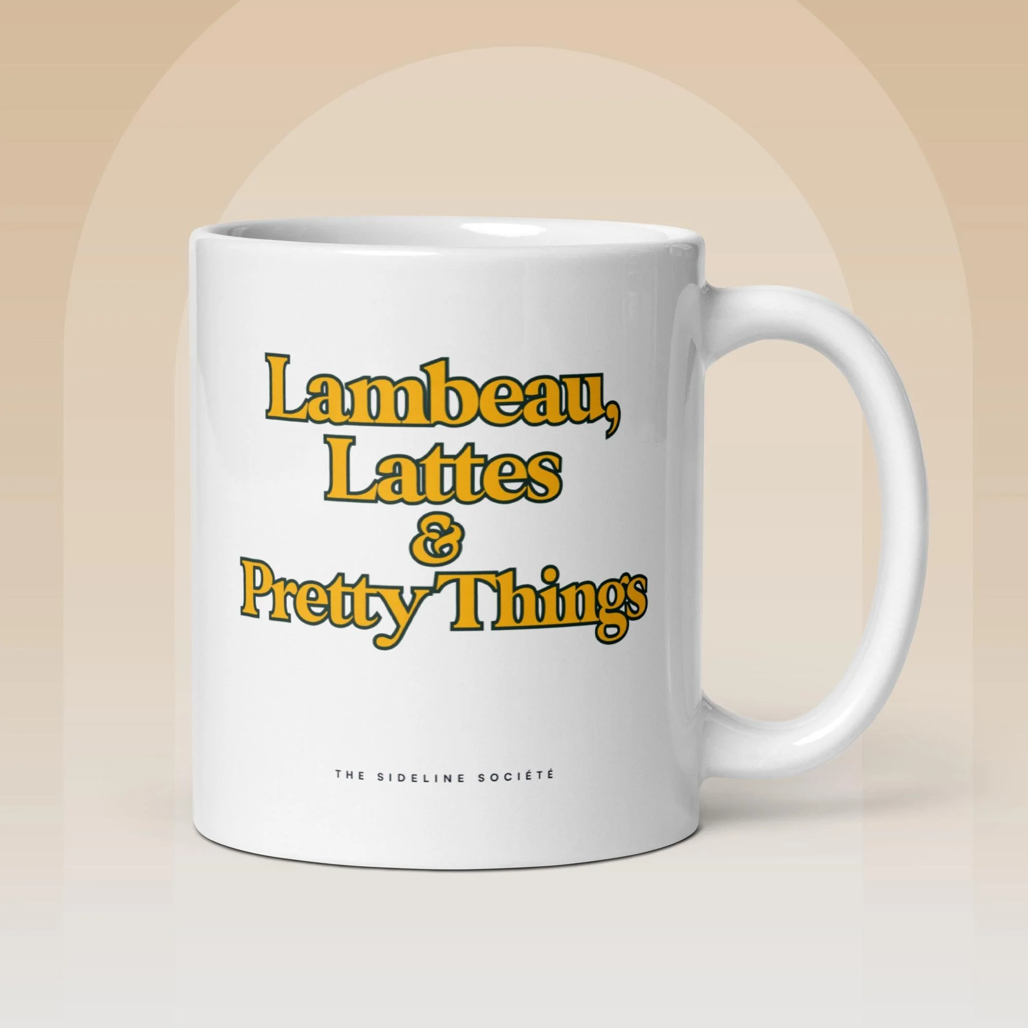 "Lambeau, Lattes & Pretty Things" Coffee Mug