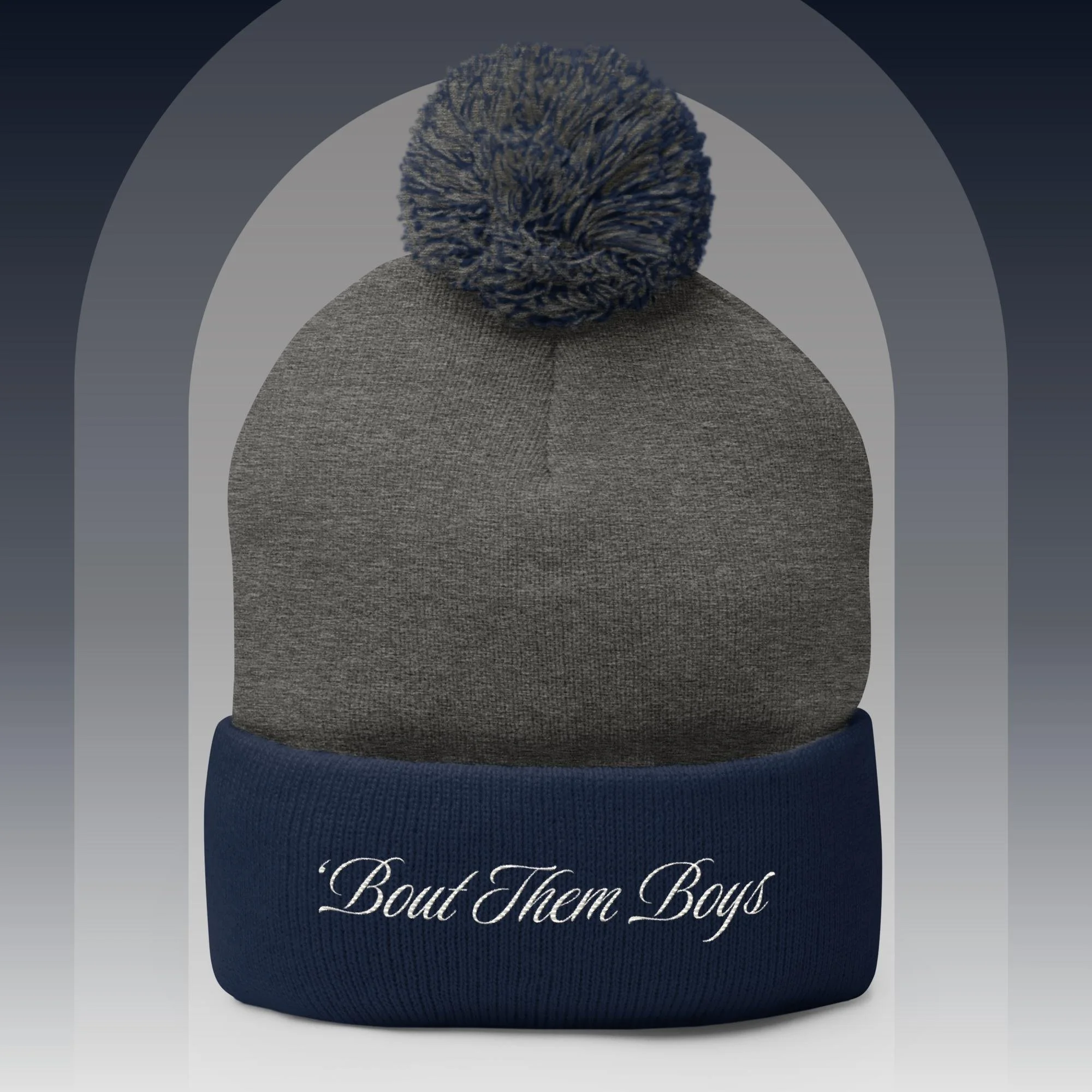 'Bout Them Boys' Pom-Pom Beanie