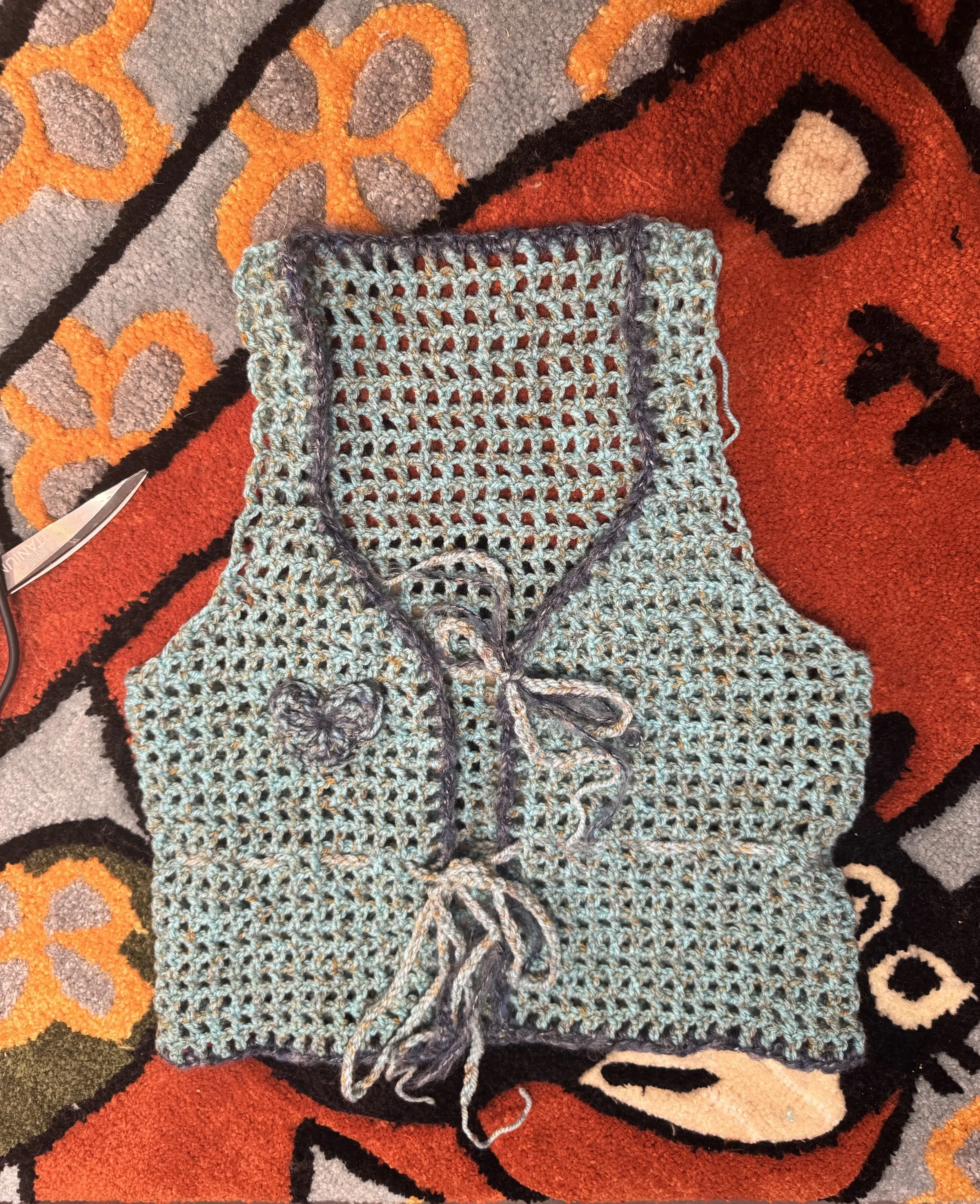 Crochet vest