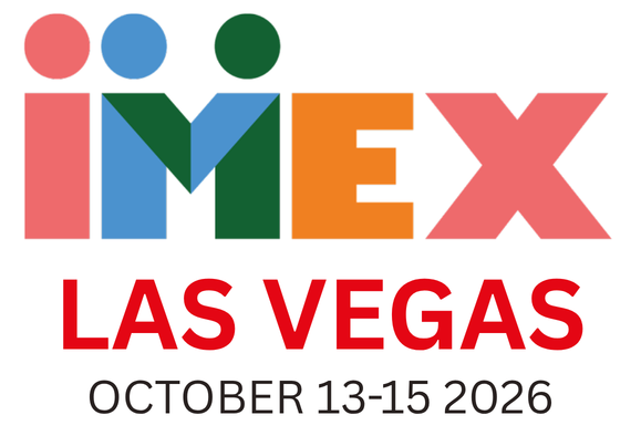 Logo für die IMEX Messe in Las Vegas, vom 13. bis 15. Oktober 2026.