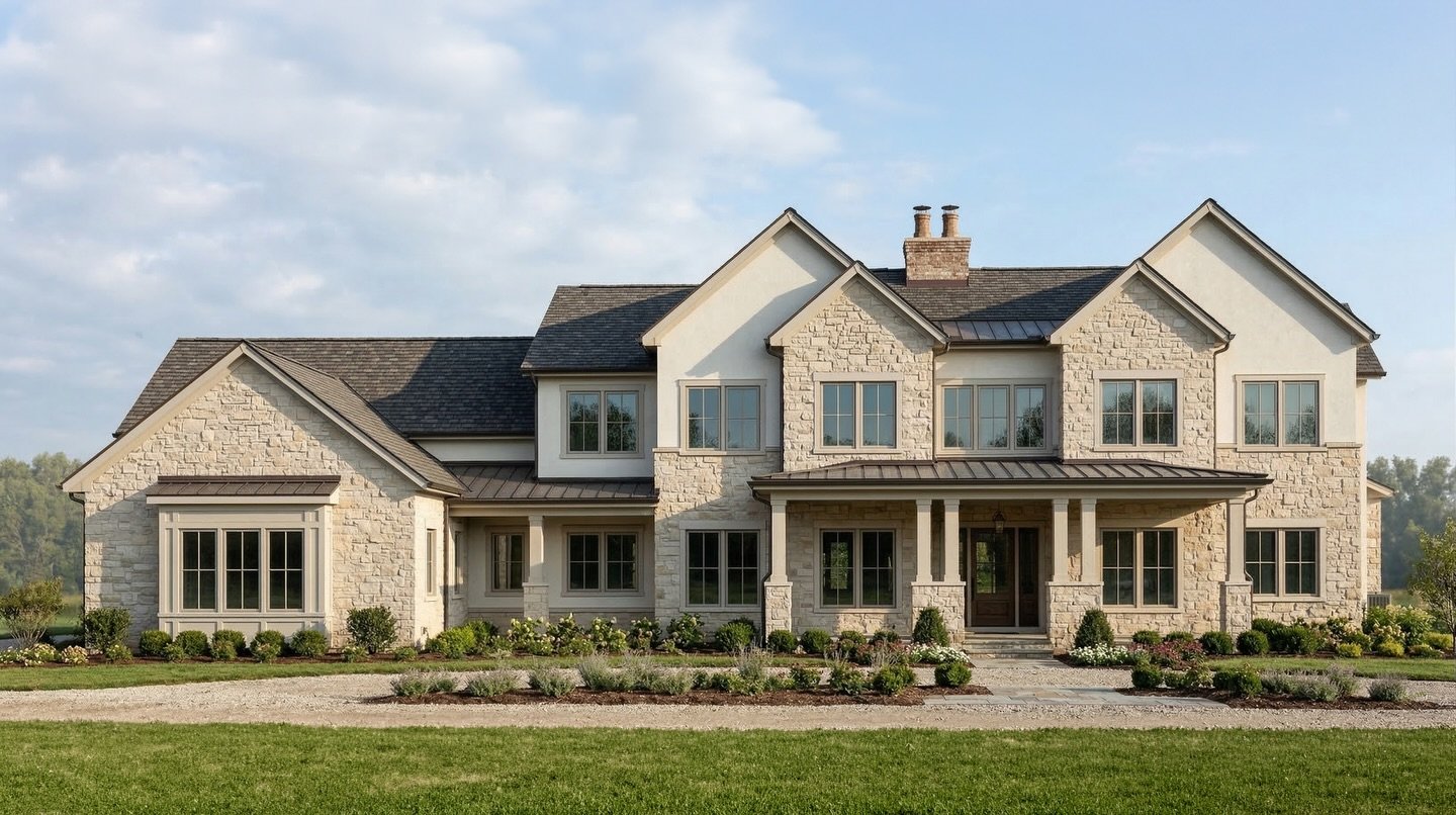 It always starts with a pen and a whole lot of questions.

How does the kitchen relate to the living space? Where does the courtyard sit so it gets used? Can 7,800 sq ft still feel intimate?

Two schematic floor plans explored different answers. One 