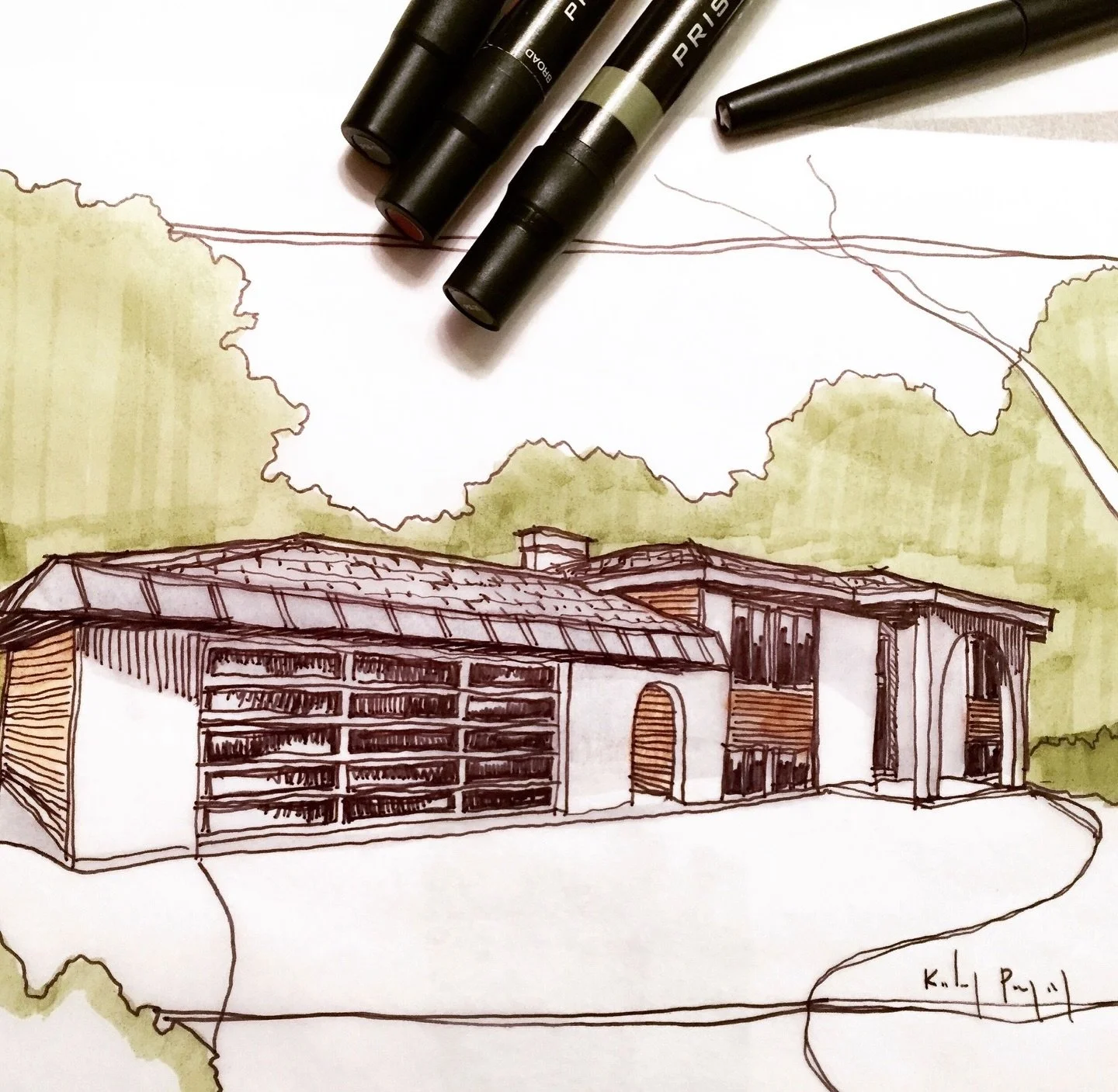 Looking back at an early residential concept.

This captures a moment in the process where ideas are still being explored, but the direction is already taking shape. Nothing is fully resolved, yet the foundation is there in the proportion, the flow, 