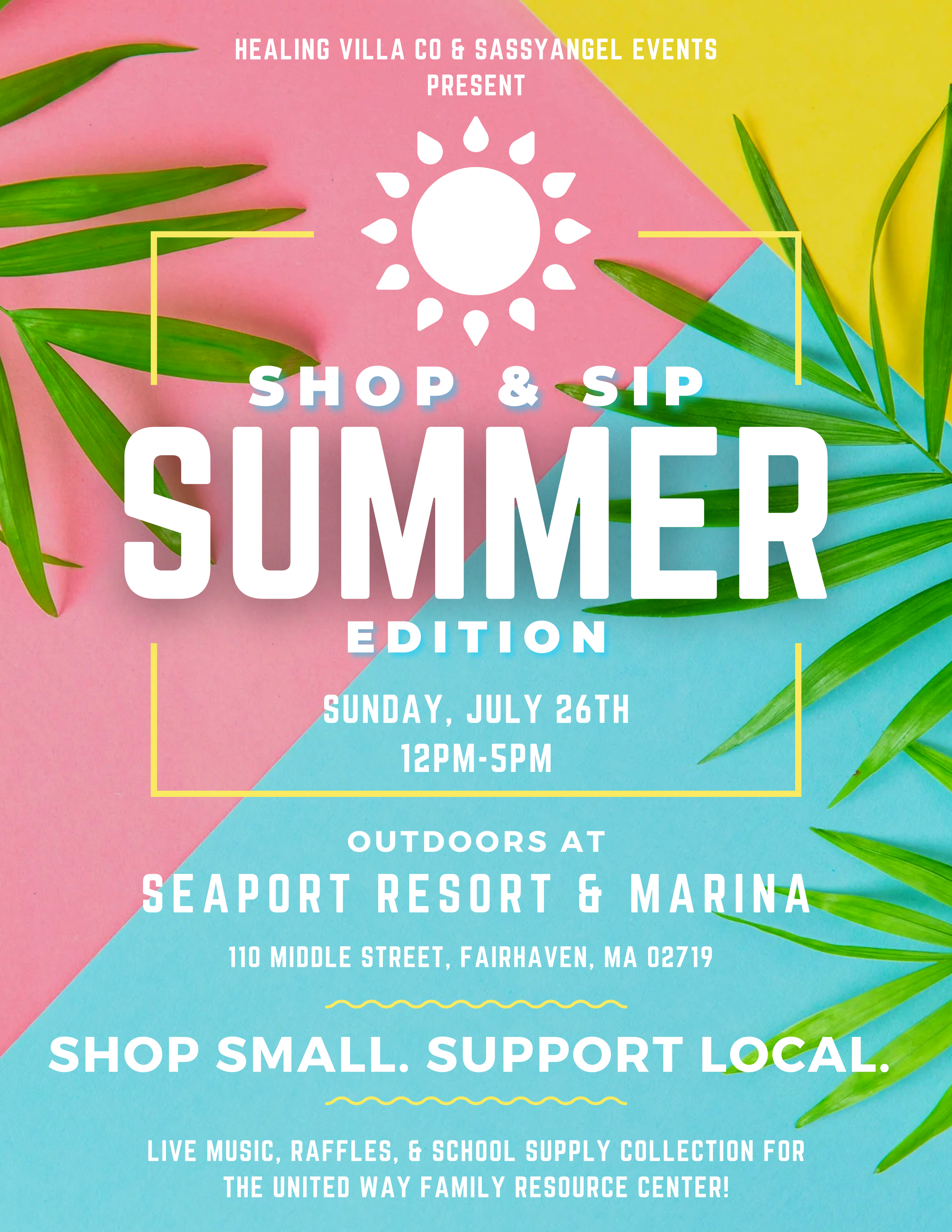 Shop and Sip Summer Edition