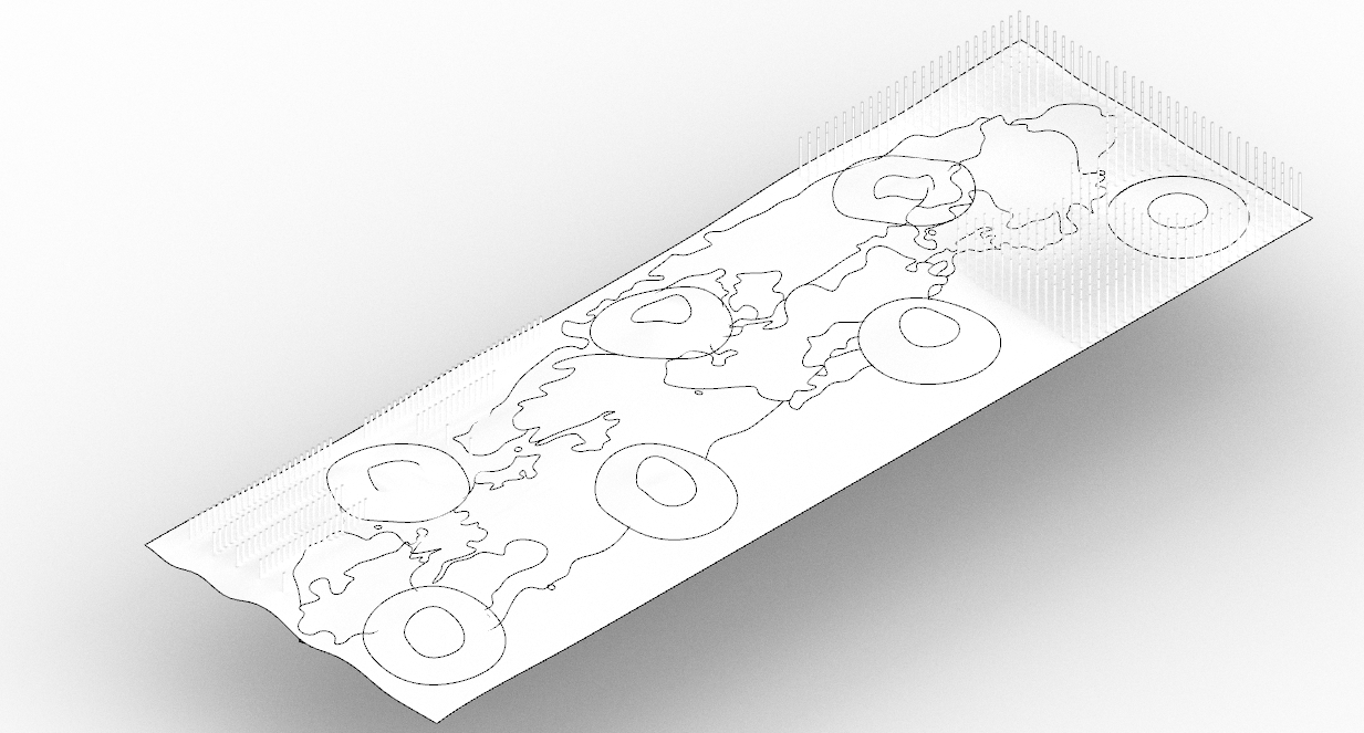 Iteration II - Inspired by Knoxvilles 7 Lakes, Great Smoky Mountains Logging Map