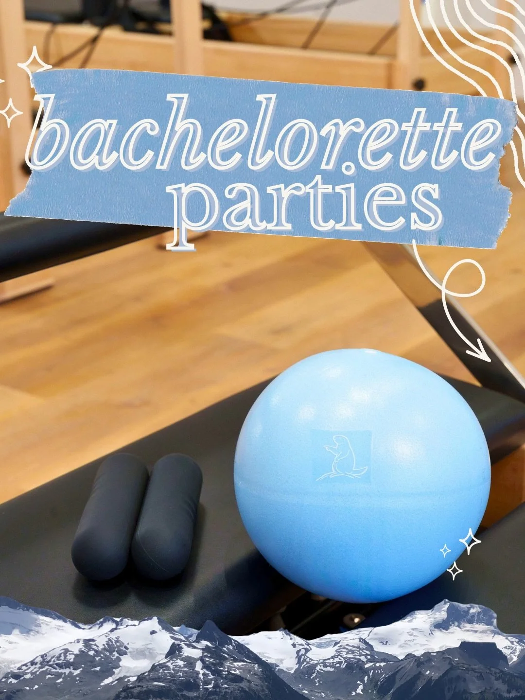 ☀️🥂ATTN all brides-to-be!! 
Break up the Whistler hen-do adventures (or chaos 😉🥂🍹) with a session at REFORM🩵. Rent the studio for a private class or 2, pick your jams 🎶, and let loose with a feel-good session sure to support your stagette fun, 