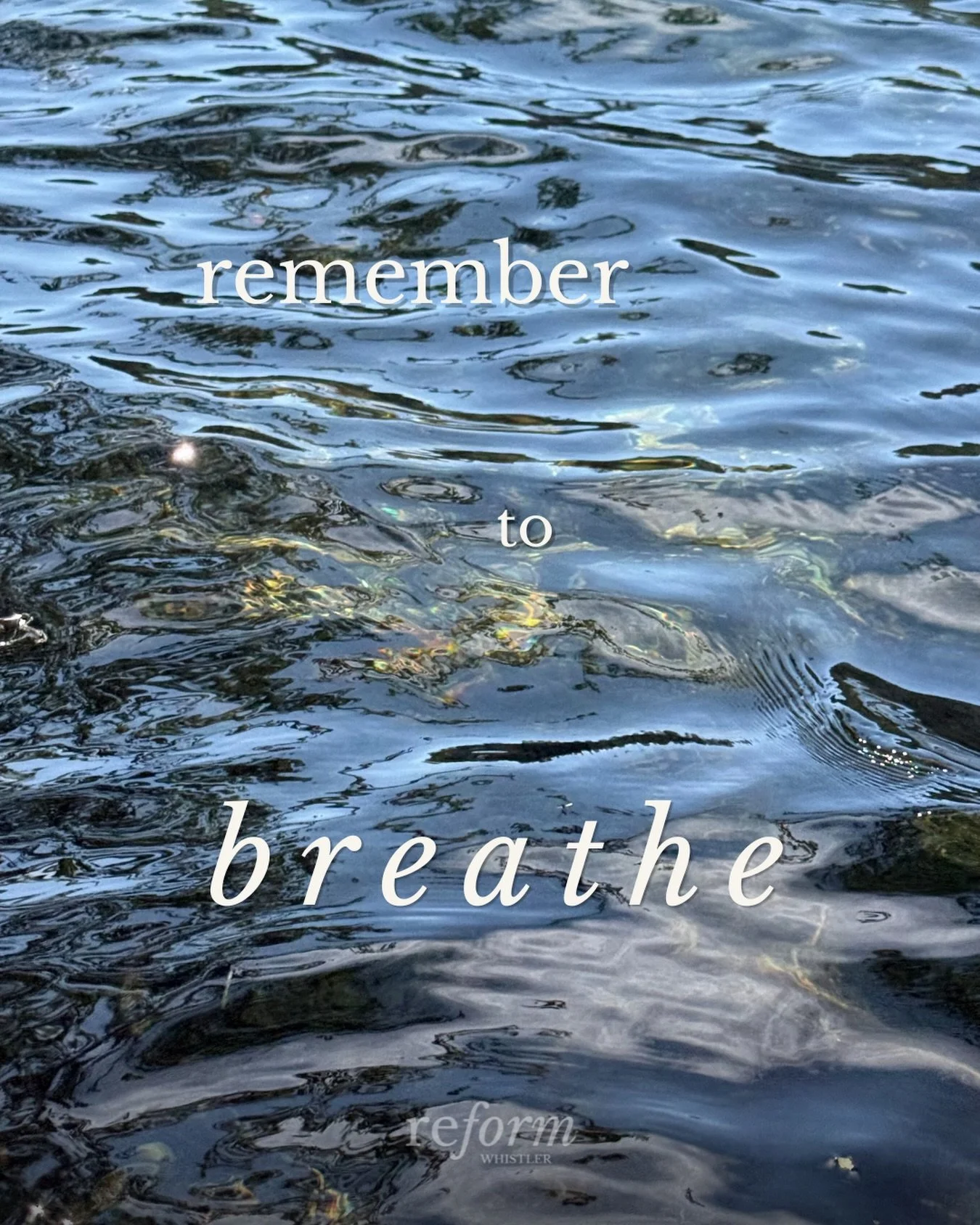 SUMMER IN WHISTLER IS NON-STOP! (positive) ☀️ 
Remember to give yourself the gift of a biiiig exhale. Shake out your shoulders. Unclench your jaw. Marvel at a mountain, step into water. Soak it in 🤗🩵