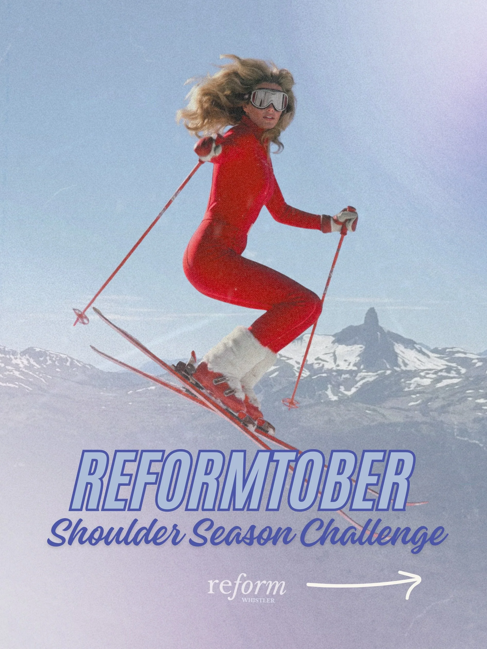 🚨❄️💪 REFORMTOBER IS COMING!!!! SHOULDER SZN CHALLENGE starts Oct 1 ✨ 
The rains fall, the leaves fall, but your routine need not 🩵
Take classes, get some fun surpriiiise custom fall merch (she cute, trust) 🍂🍁 ✨ no sign-ups needed! 
👉 If you&rsq