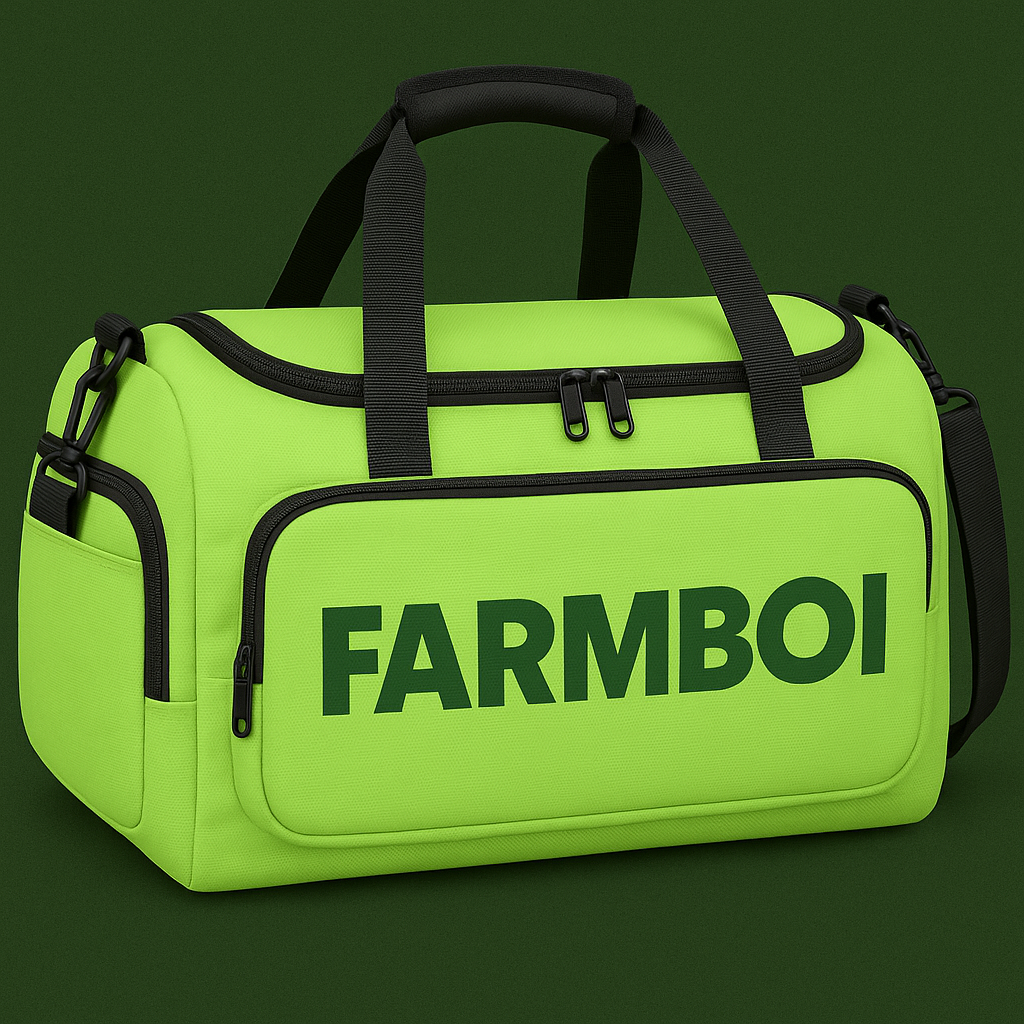 farmboi merch neon gym bag compartments.png