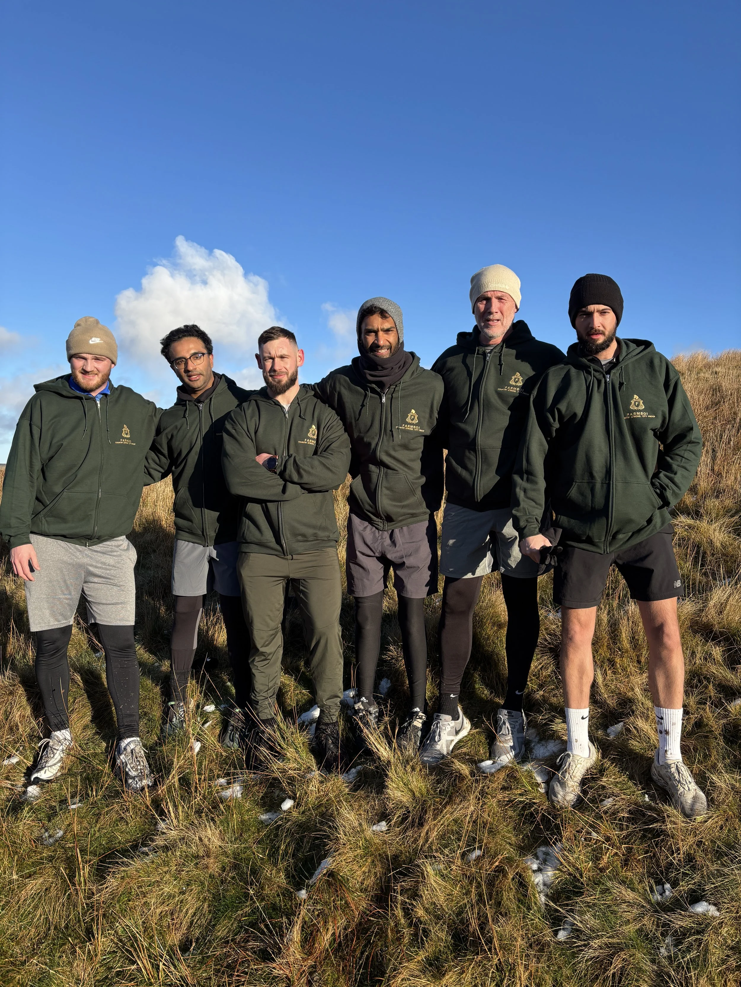 A picture taken at Exmoor National Park after a grueling Hill Sprint Challenge