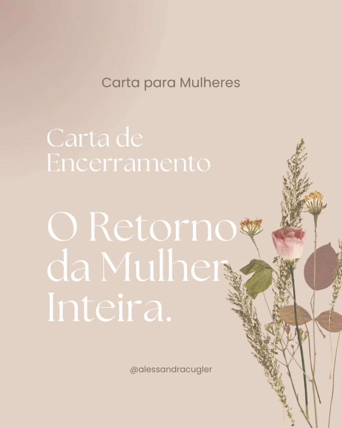 📜 Carta de Encerramento 
O Retorno da Mulher Inteira
Querida amiga, irmã!
Chegamos ao limiar desta travessia. Foram 28 cartas, cada uma como um espelho, uma tocha, um rio, um osso devolvido à tua memória ancestral. Não