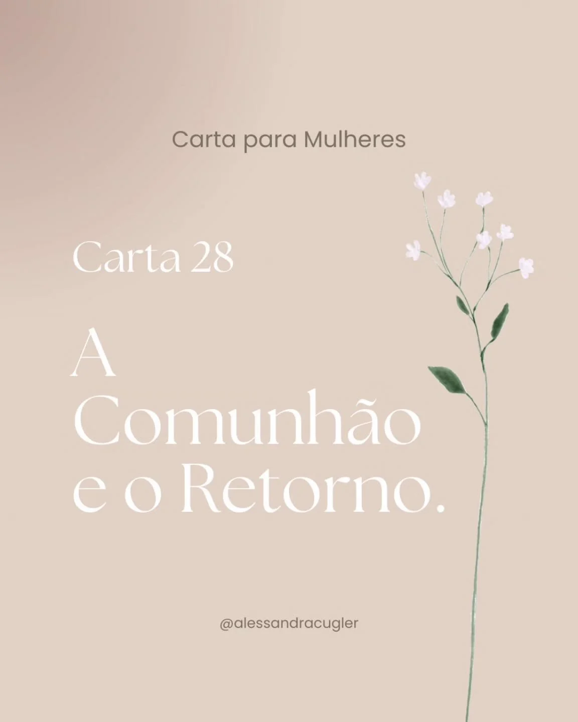 📜 Carta 28 – A Comunhão e o Retorno
Querida alma,
Ninguém caminha sozinha. Atrás de você, as pegadas das ancestrais. Ao lado, irmãs de caminho. À frente, um mundo à espera da tua chama.
O reto