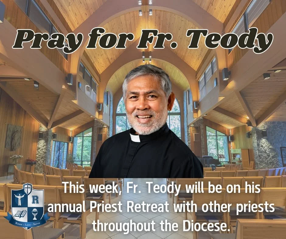 This week, we keep Fr. Teody in our prayers as he goes for his Annual Diocesan Retreat with other priests around the Diocese.
#priestretreat #rejuvination #priesthood
