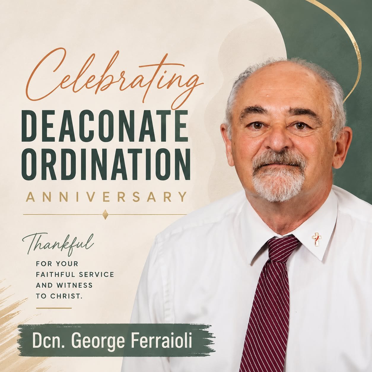 Today we have a double ordination anniversary of Dcn. George and Dcn. Jason.
