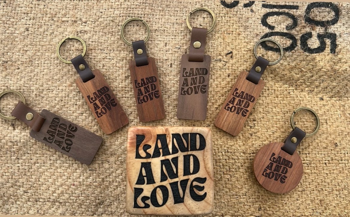 Land and Love Keychain