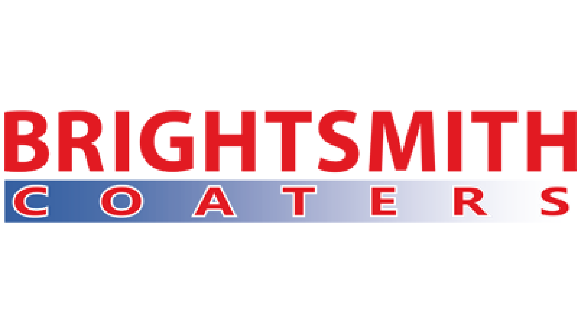 Brightsmth Coaters logo with red and blue text on a white background.