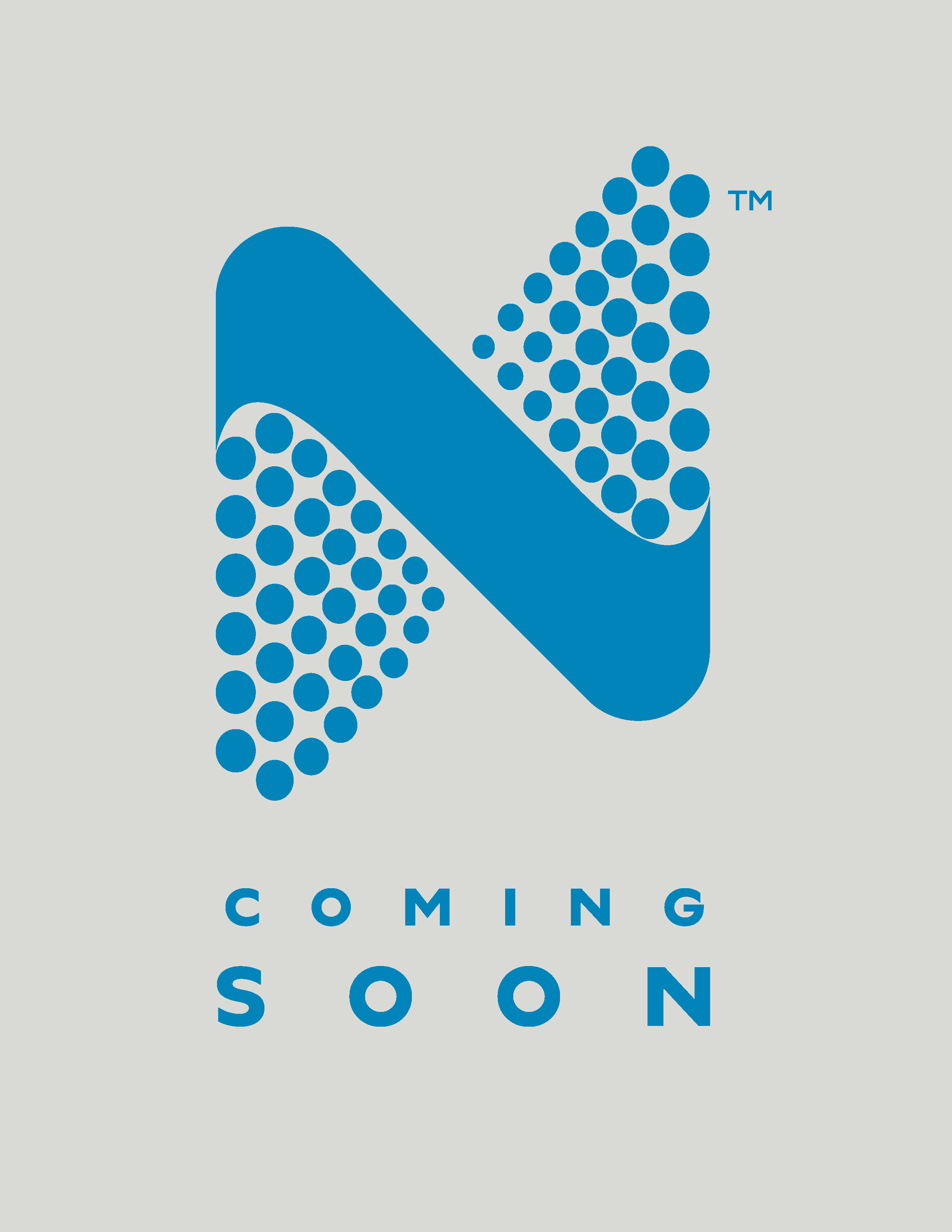 Graphic with a stylized bandage symbol and the text "Coming Soon" underneath.