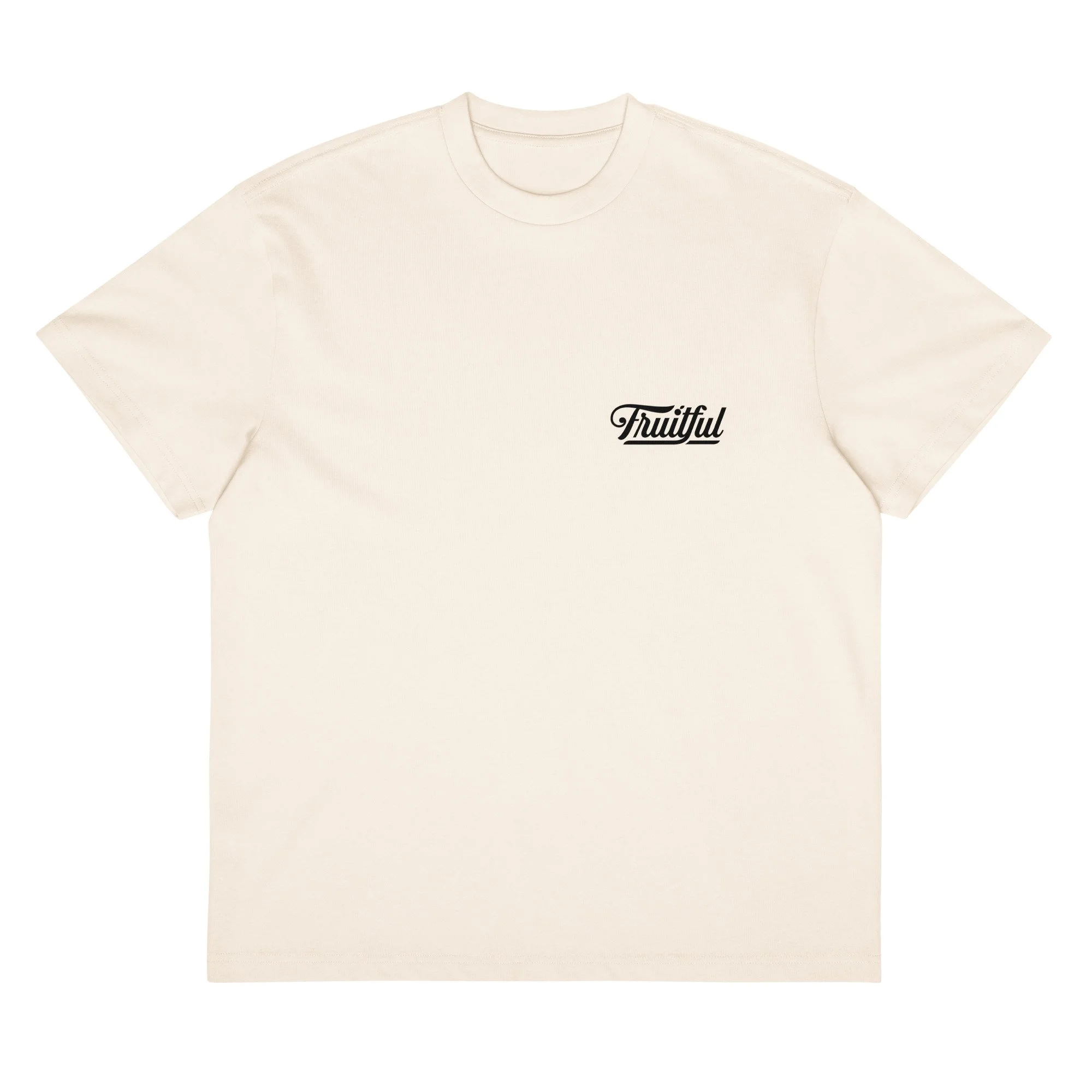 Fruitful Badge Heavy Box Tee (Cream)