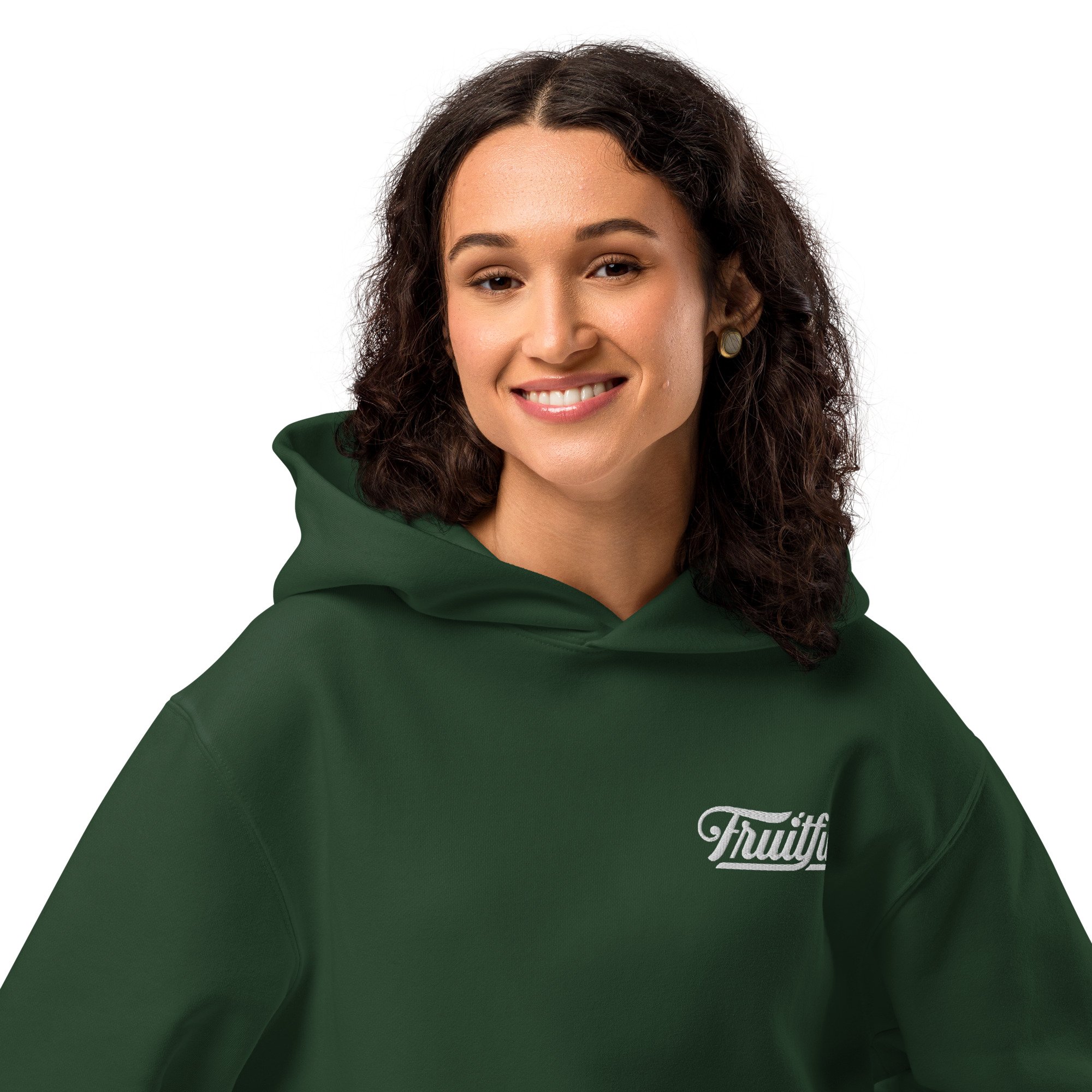 Fruitful Embroidered Oversized Heavyweight Hoodie