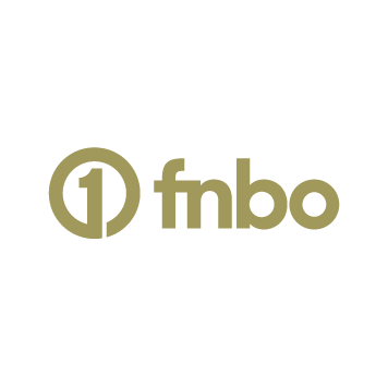 Logo of FNBO bank with a green circle and the number 1 inside, next to the text 'fnbo' in lowercase letters.