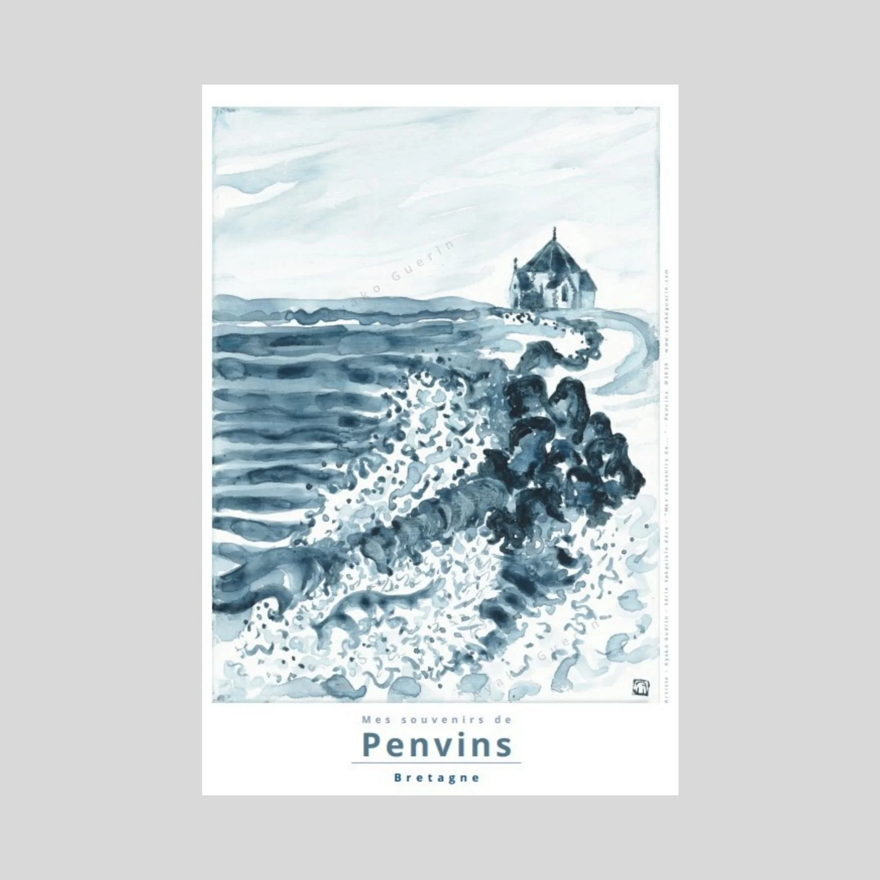 Affiche Penvins Monochrome