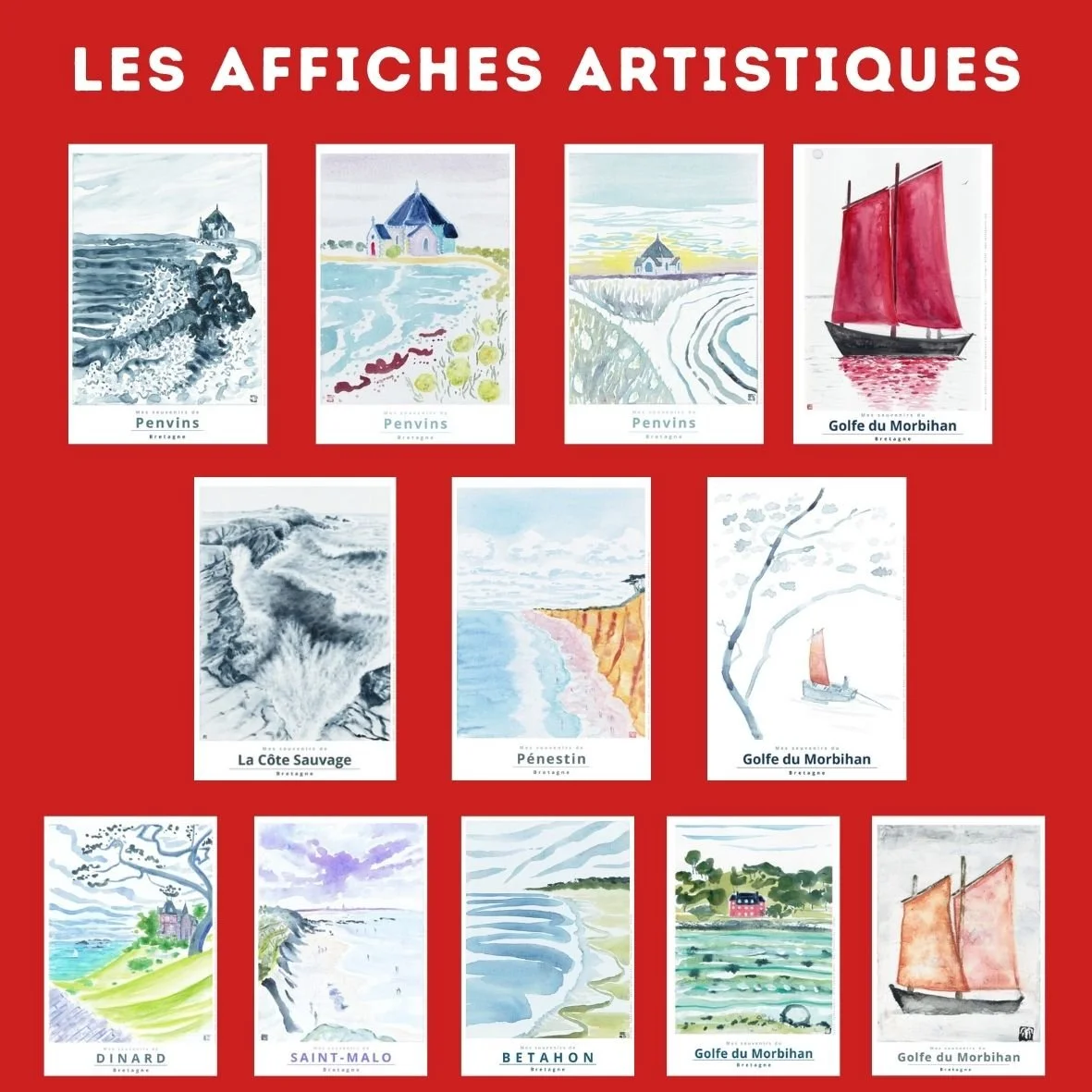 Jolies affiches de Bretagne, une démarche artistique avant tout&nbsp;!