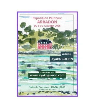Exposition de peinture Ayako Guérin à Arradon du 6 au 12 juillet