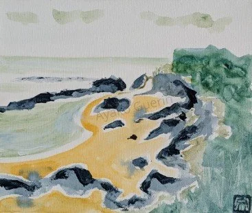 La plage de Cromenach