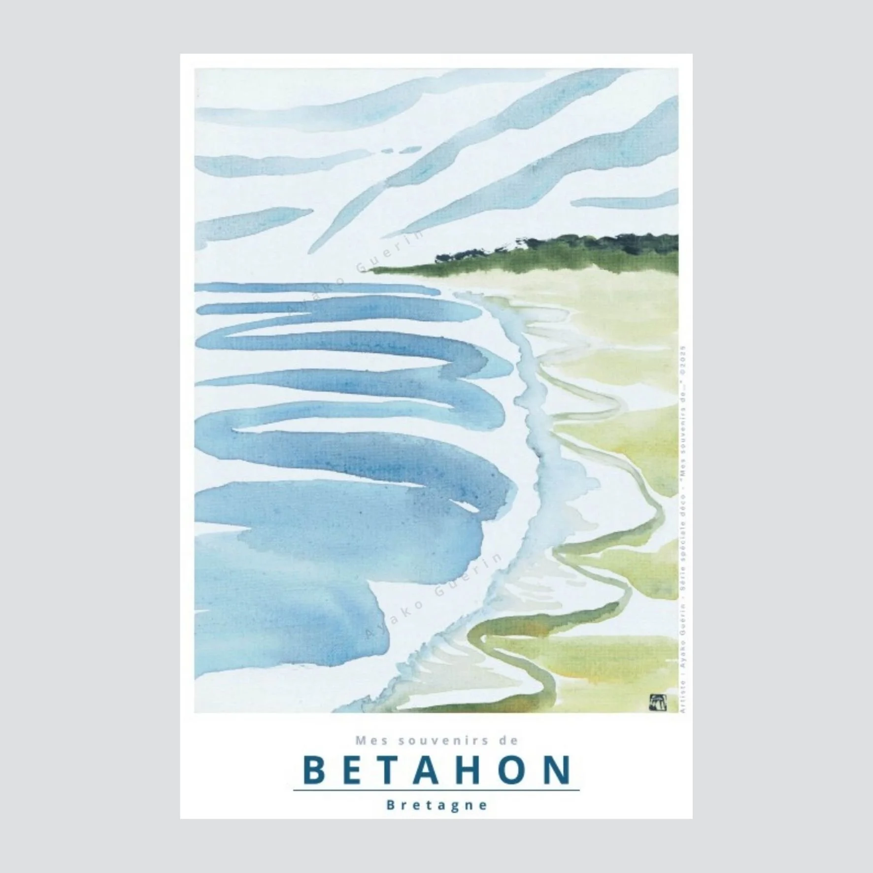 Affiche de la plage de Betahon