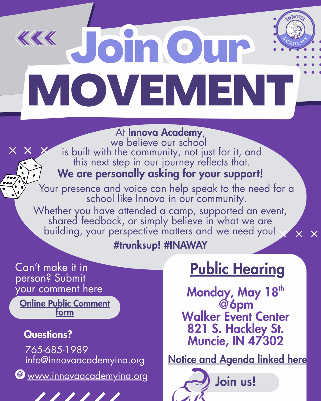 Innova Academy Public Hearing