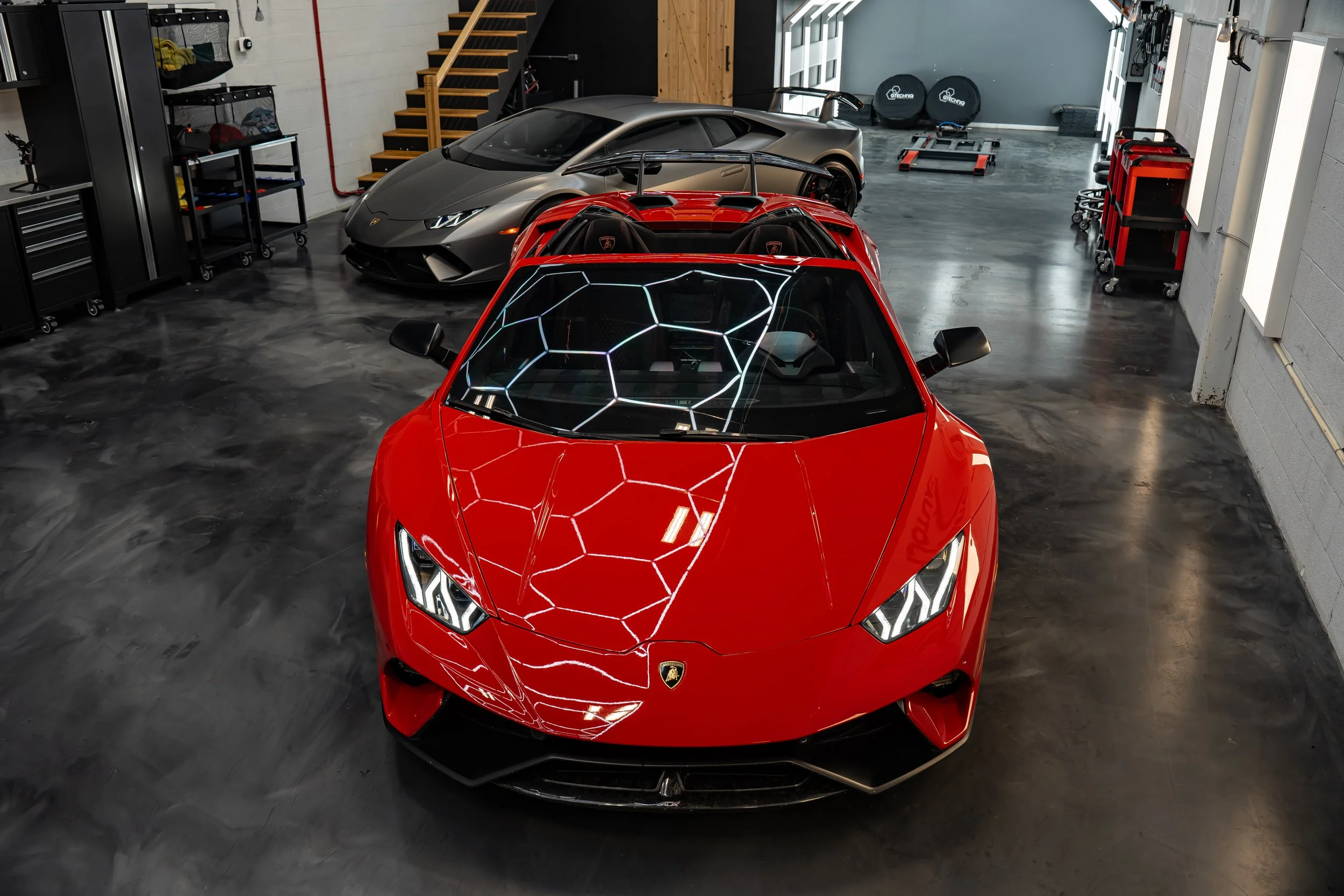 Lamborghini Huracan Performante finished in classic Rosso Mars
