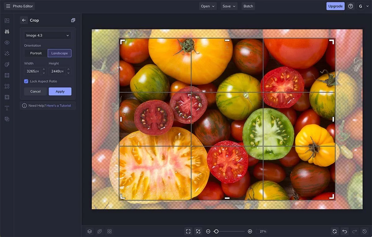 How to Crop &amp; Re-size Photos for Your Farm Website &amp; Emails