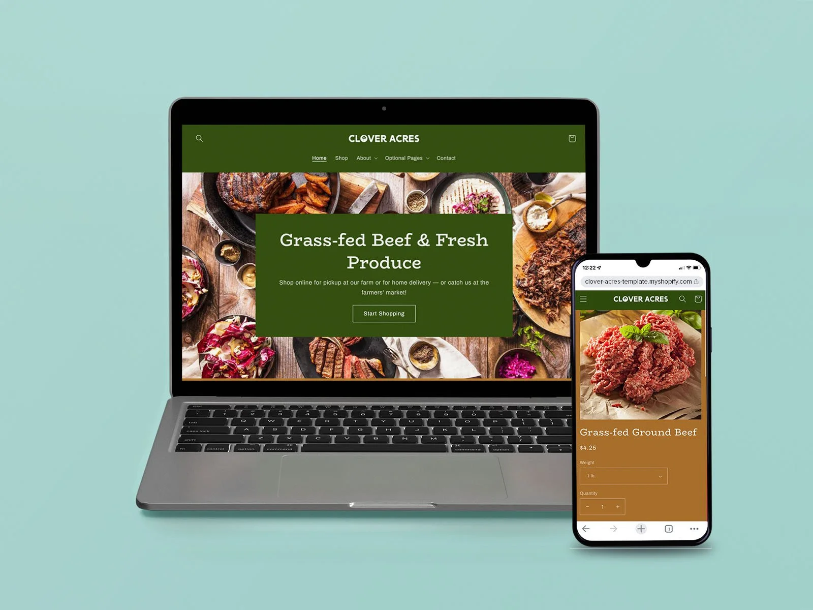 Clover Acres Shopify Template