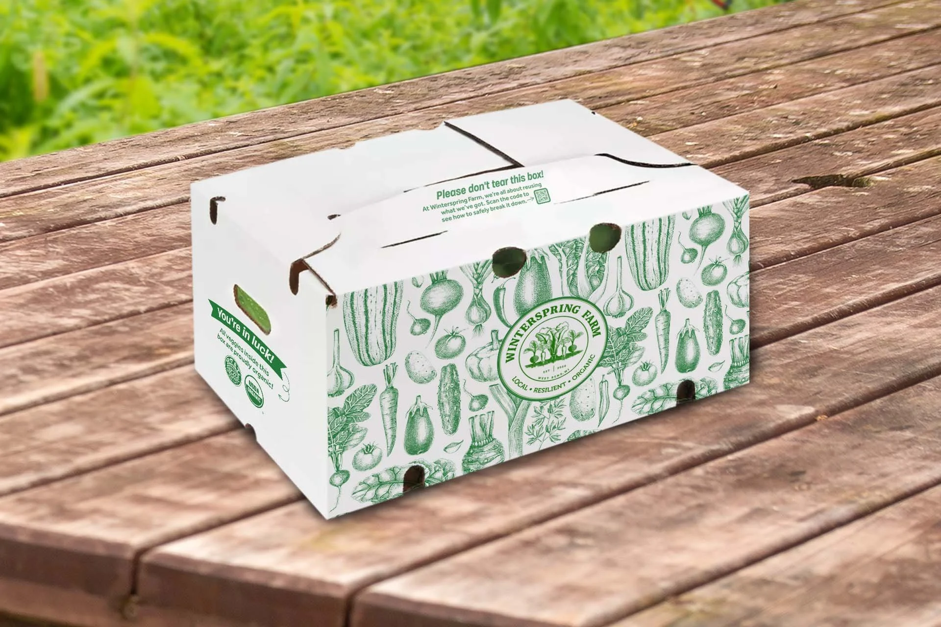 CSA Box Design for Winterspring Farm