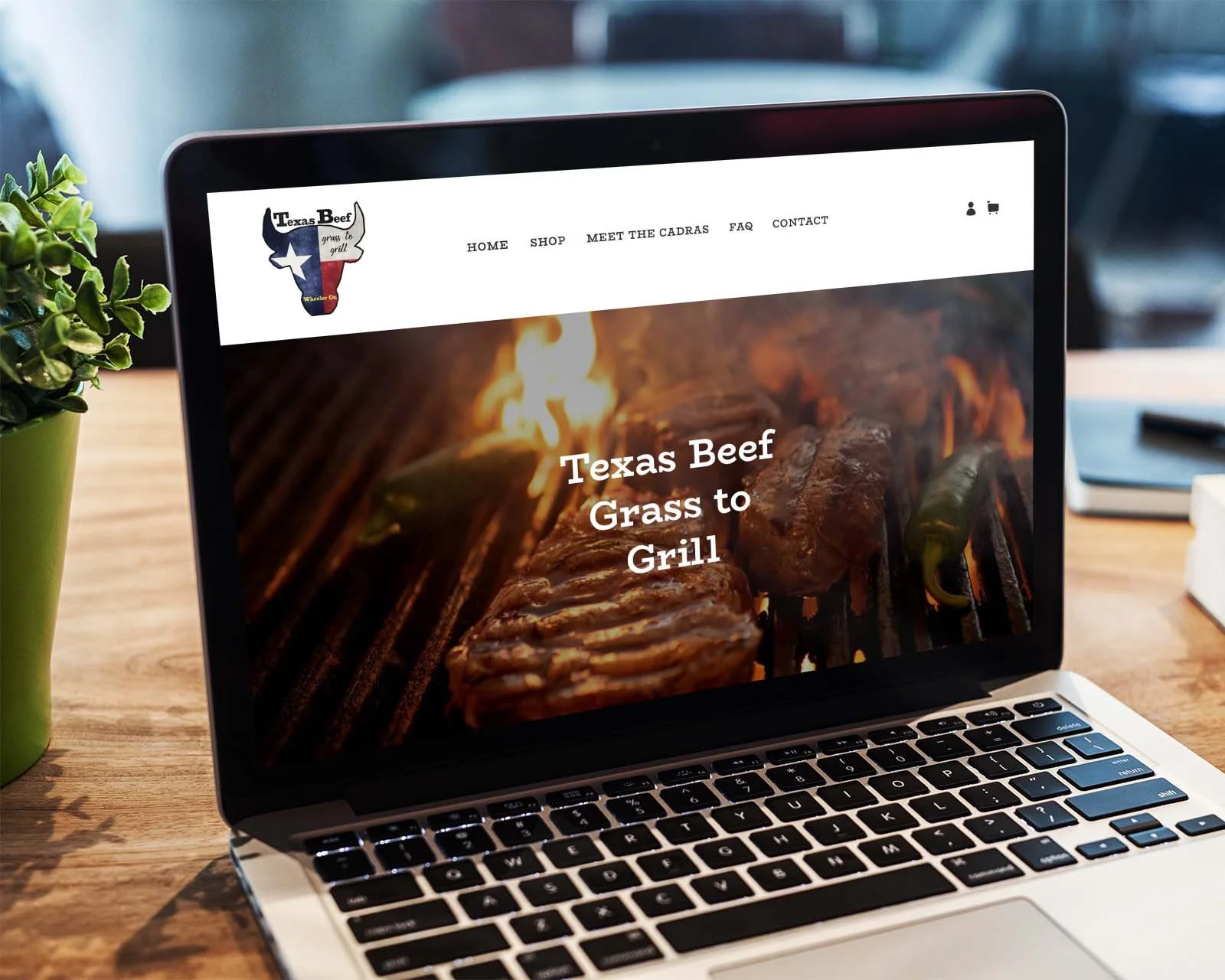 Website for Texas Beef Grass to Grill