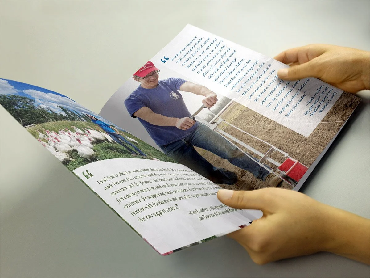 Booklet Design for Northeast Indiana Local Food Network