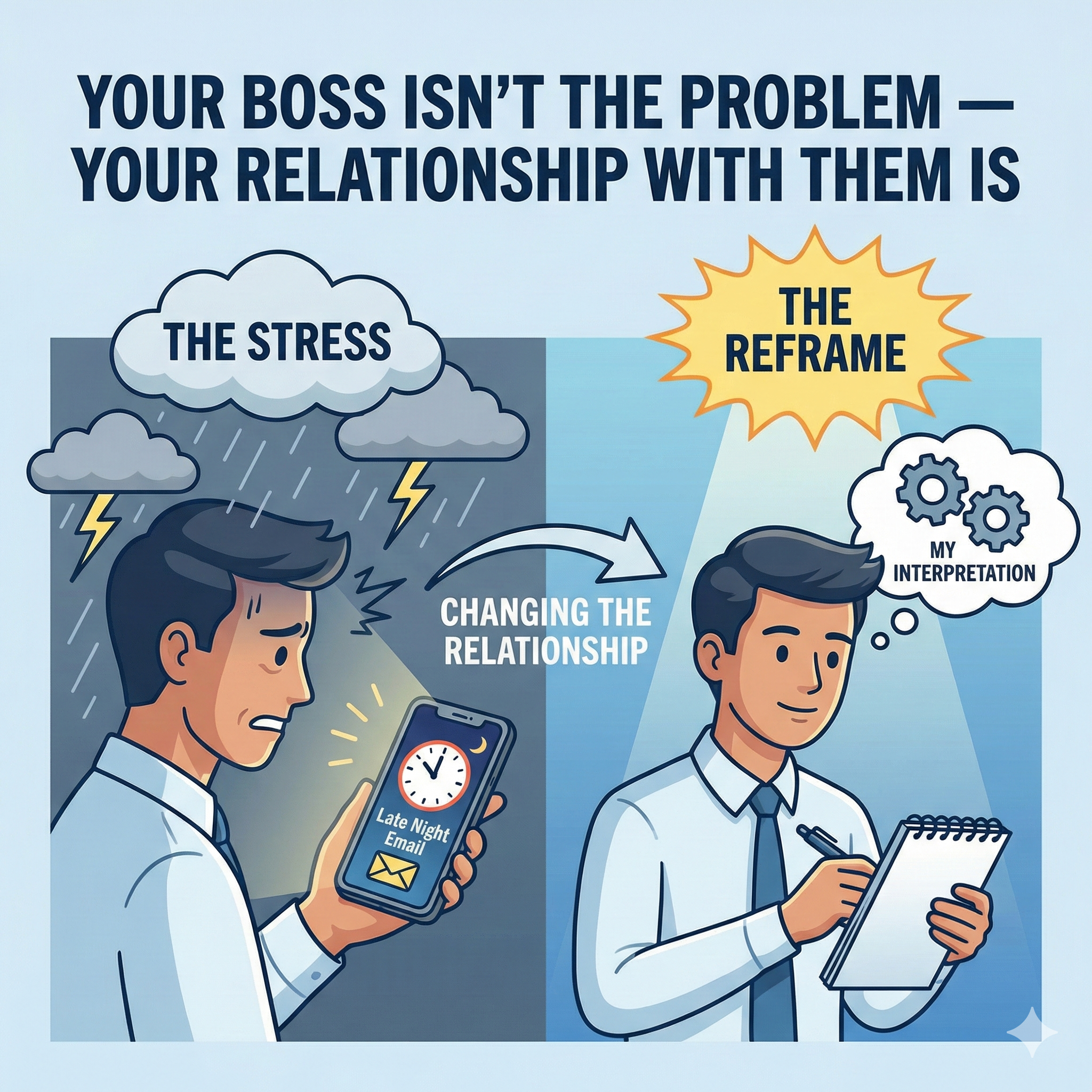 Your Boss Isn’t the Problem — Your Relationship With Them Is