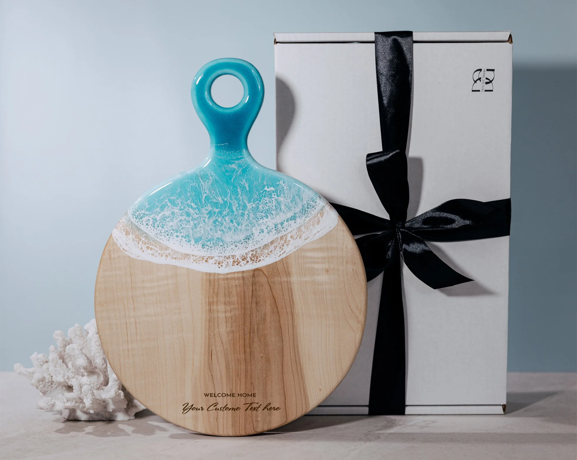 Ocean Elegance Maple Cheese Board