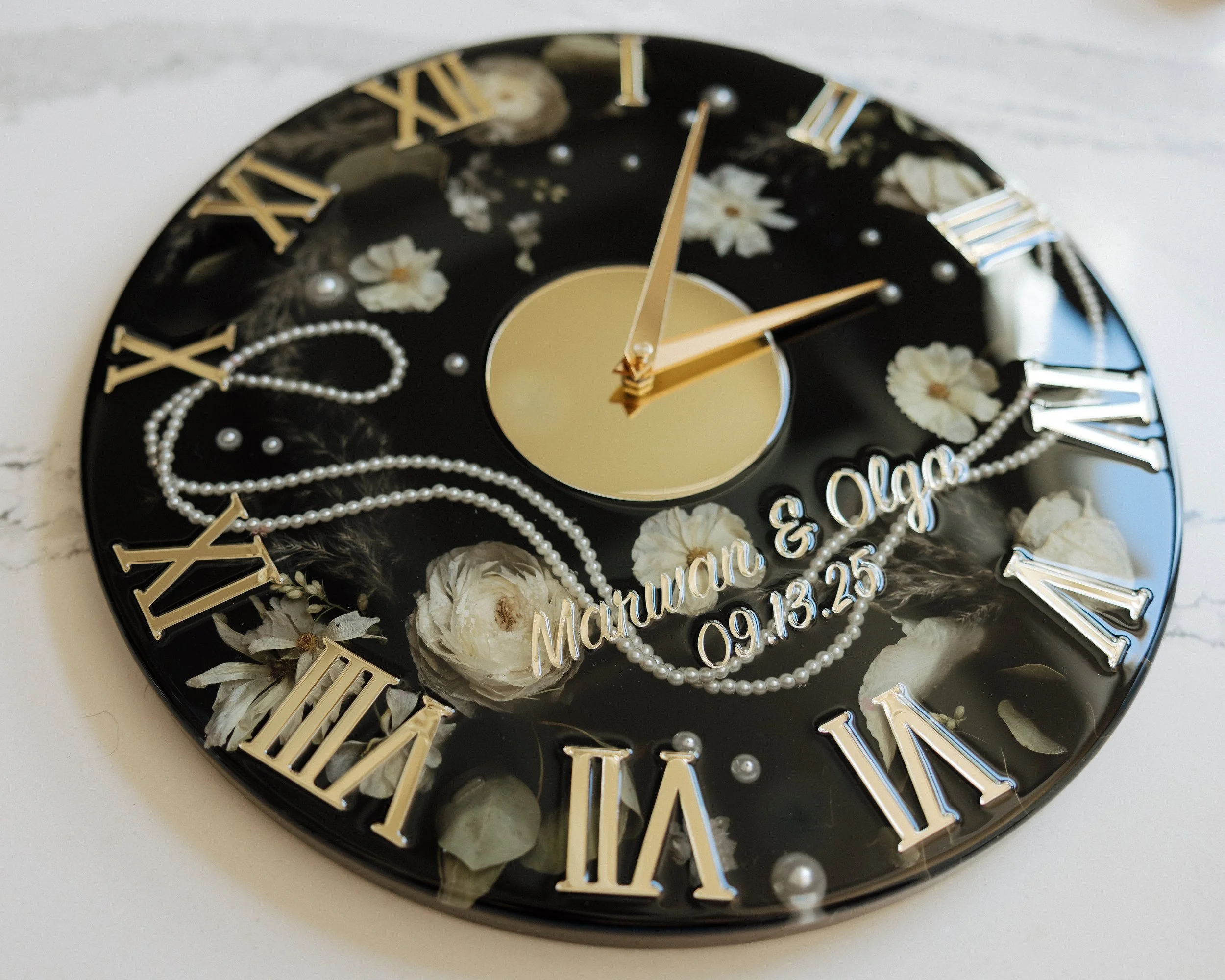 Custom Wedding Clock