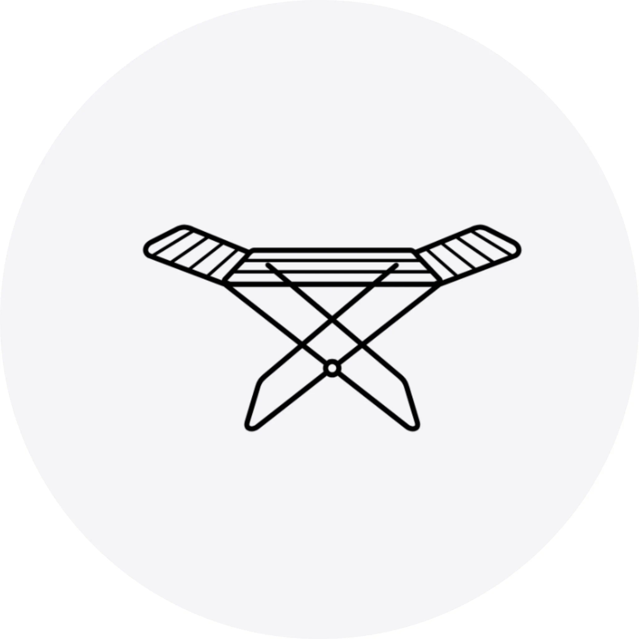 Drying rack icon.