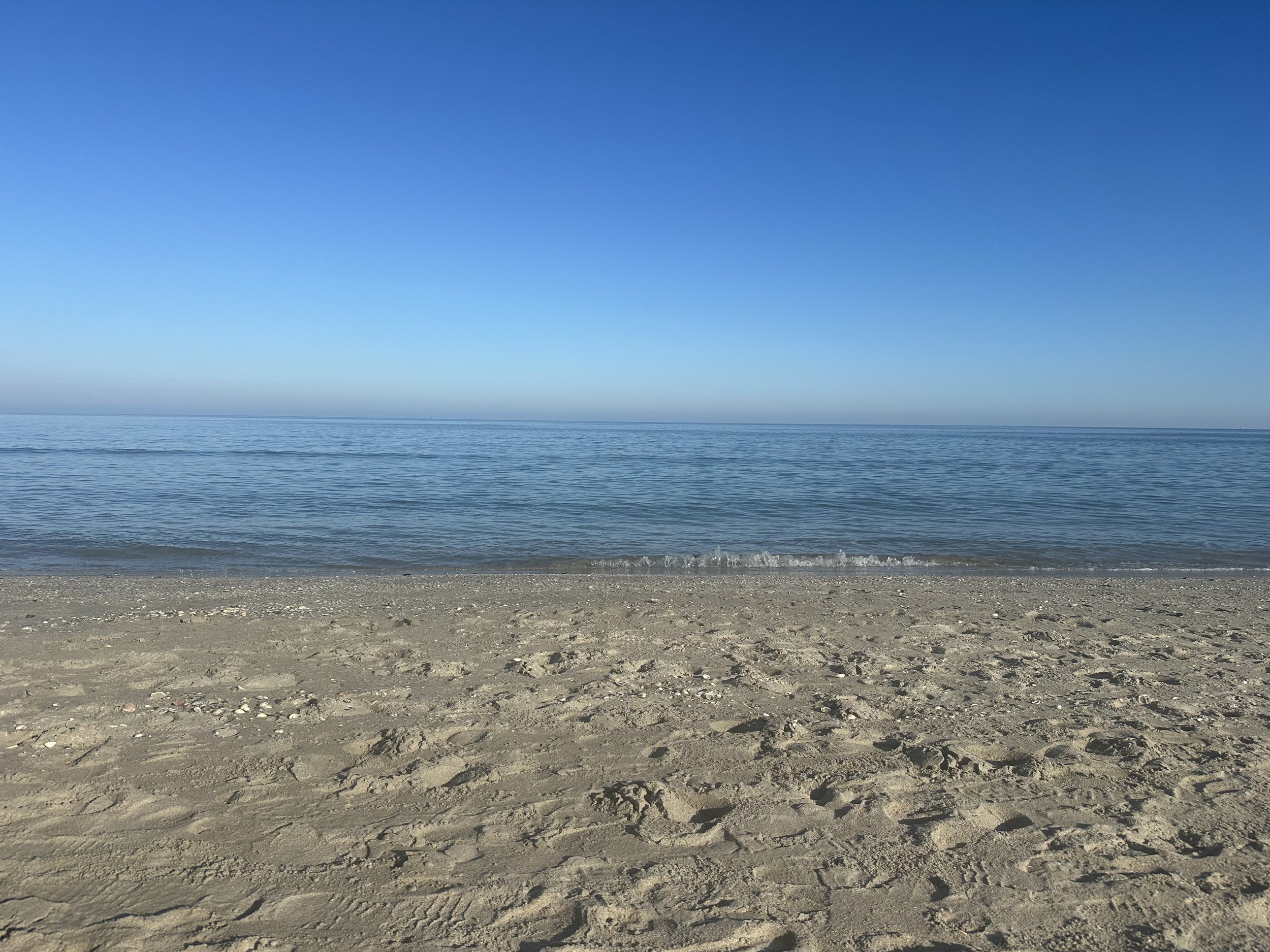 The beach in winter, Milano Marittima