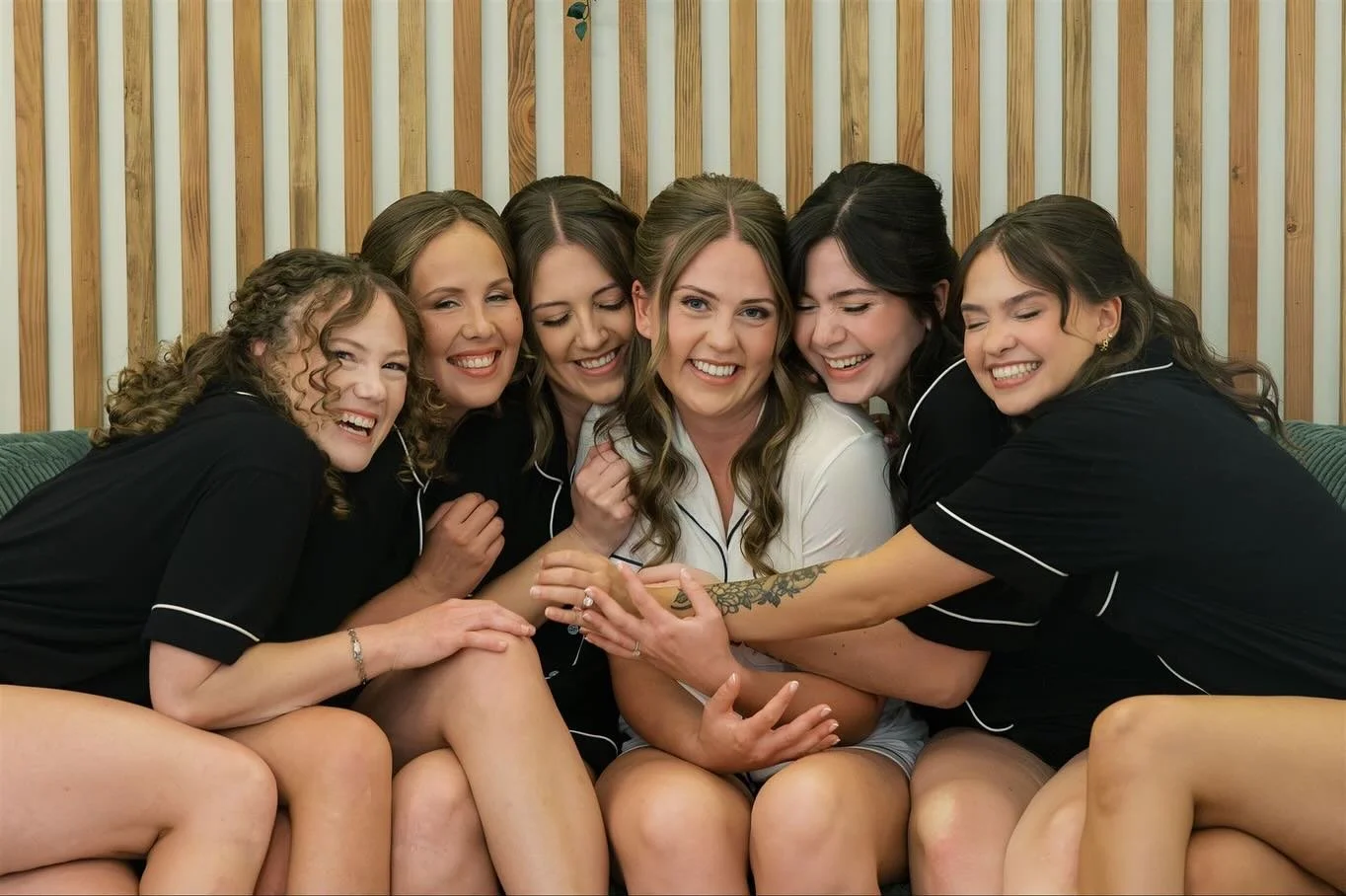 Your bridesmaids aren&rsquo;t just there to stand beside you, they&rsquo;re there to hold space for you. To calm your nerves, make you laugh, and help you soak in every moment. 💗

When they feel confident and radiant too, that energy carries into th